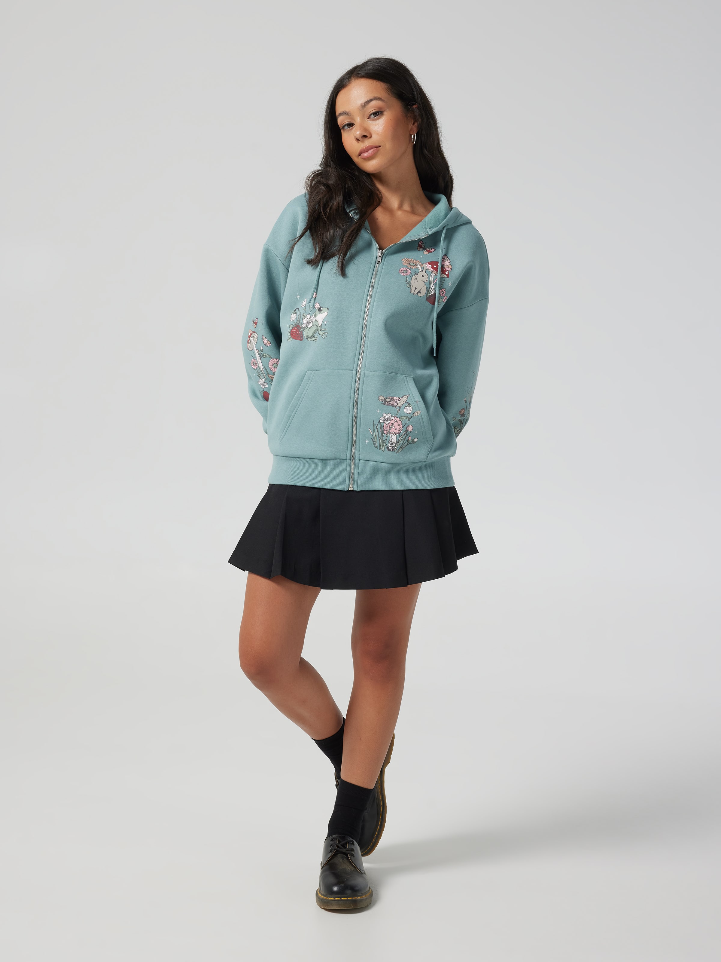 Frog Zip Up Hoodie