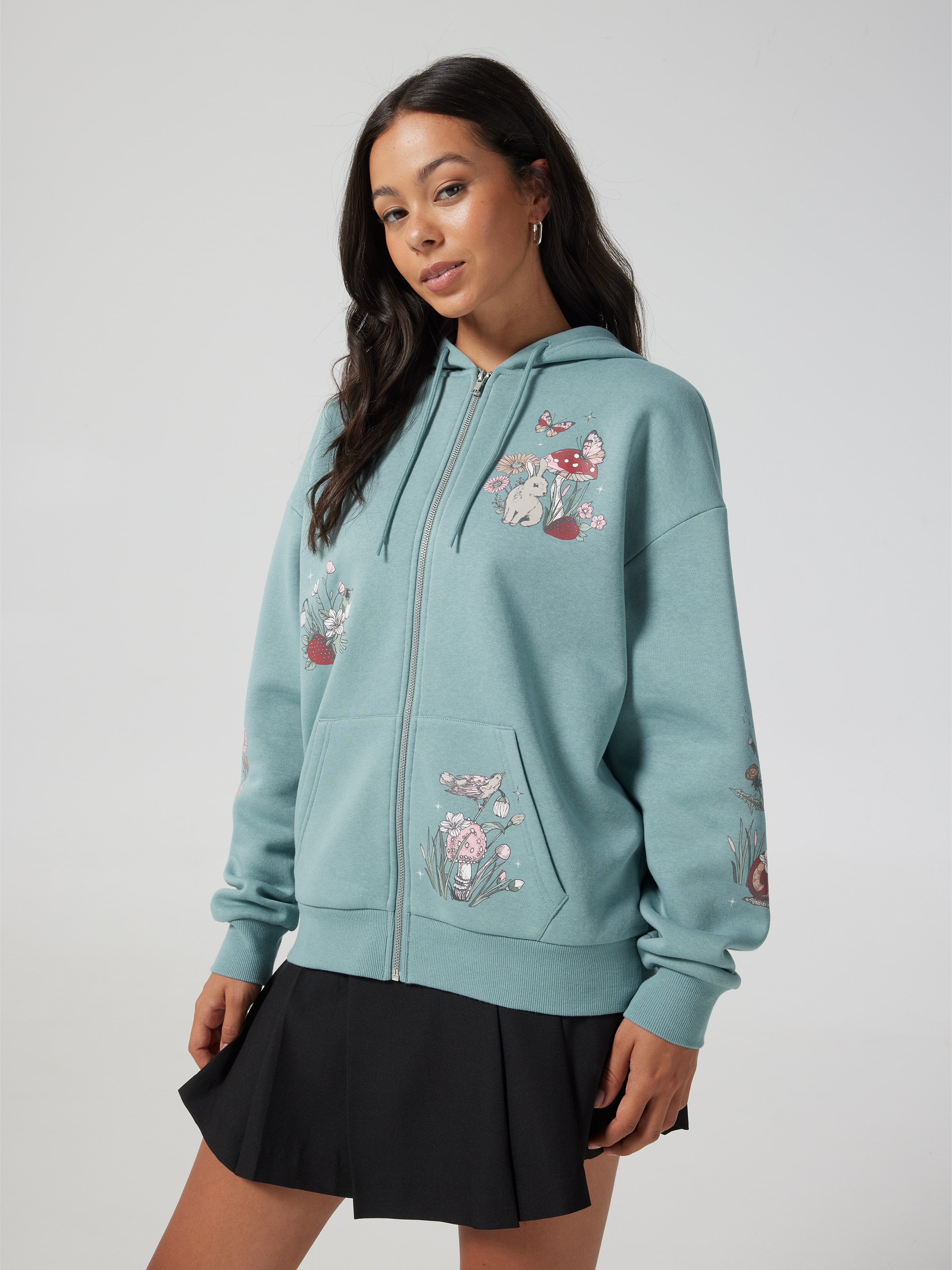 Frog Zip Up Hoodie