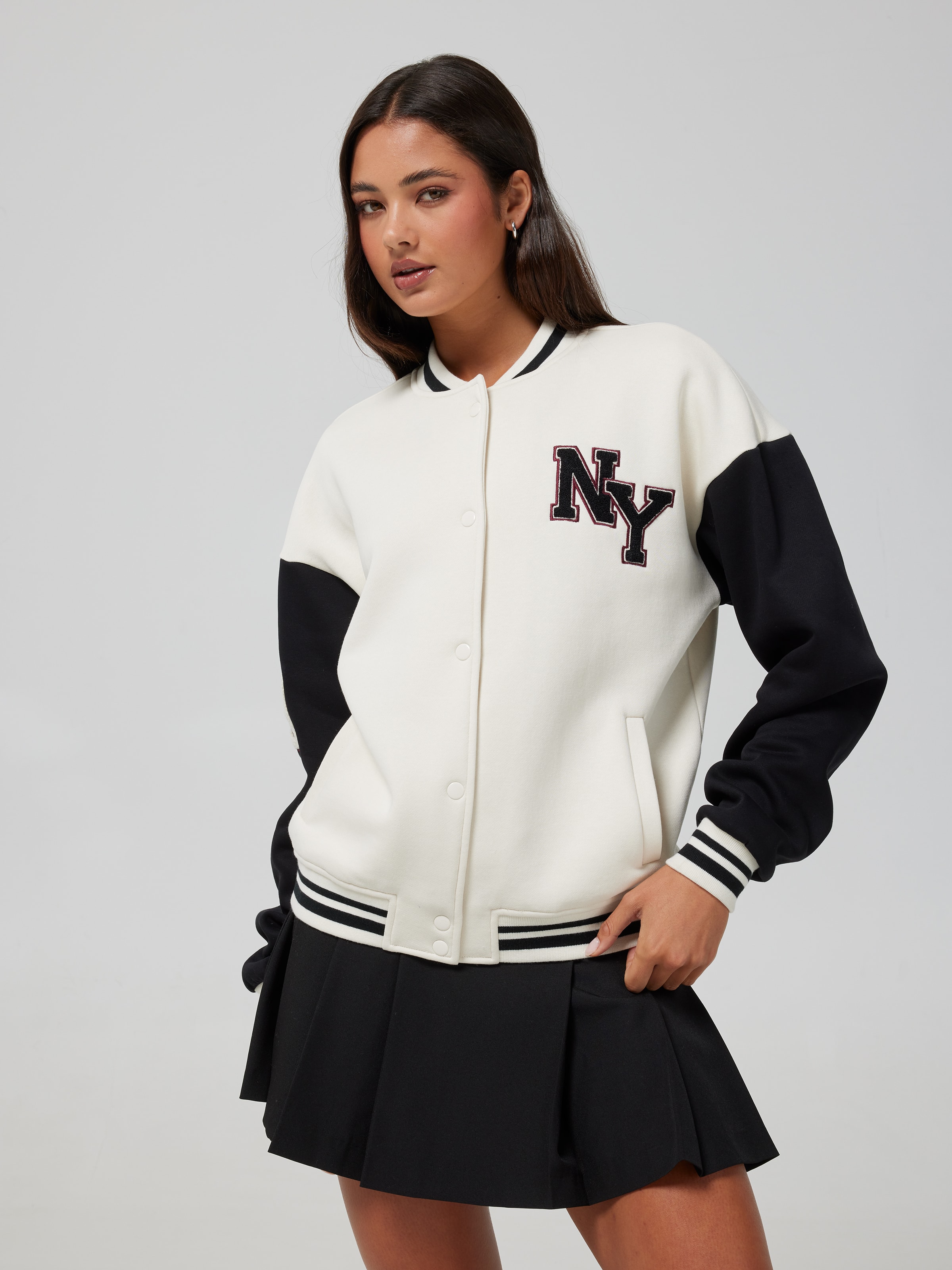 Nyc Preppy Bomber
