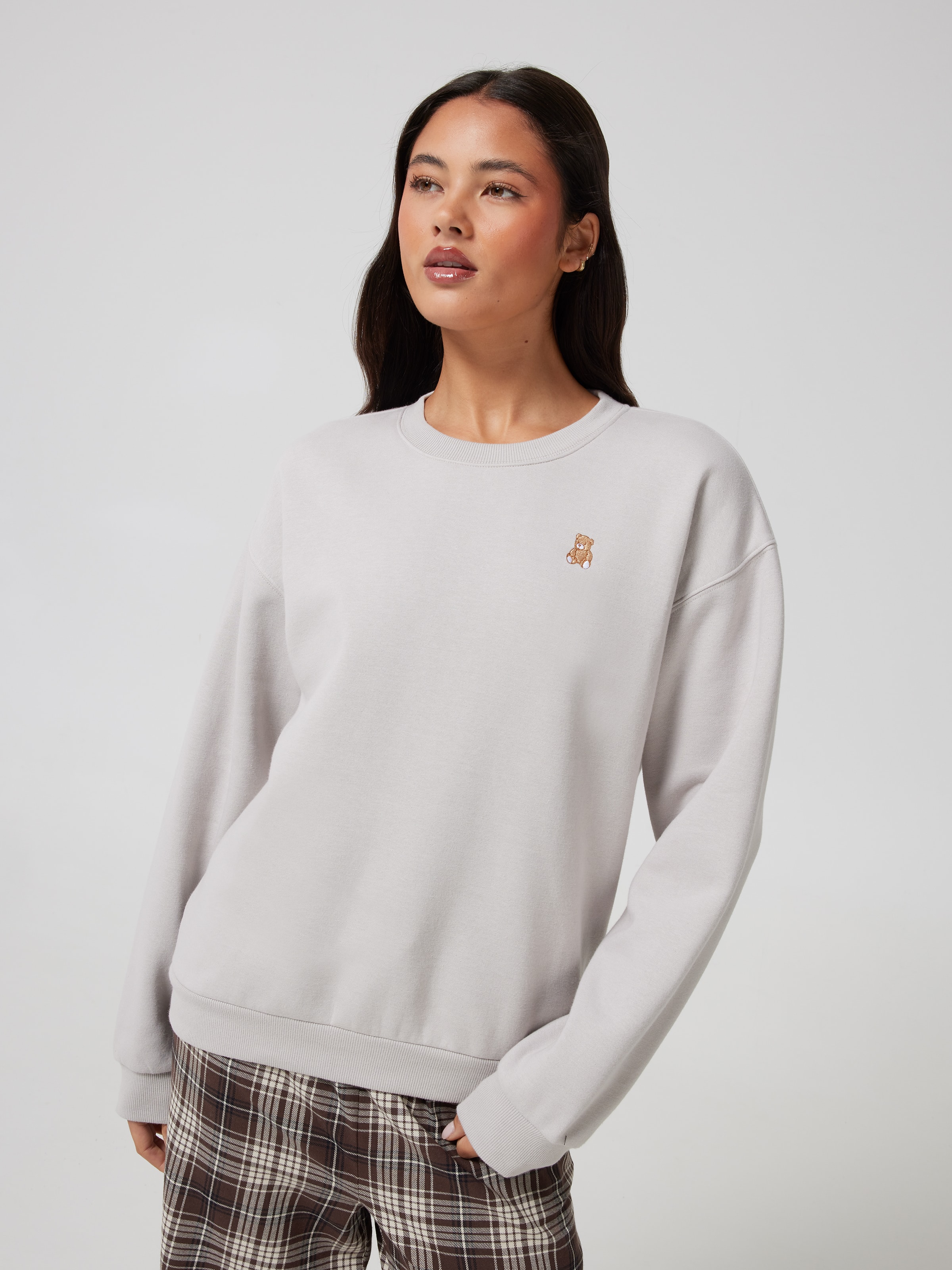 Embroidered Crew