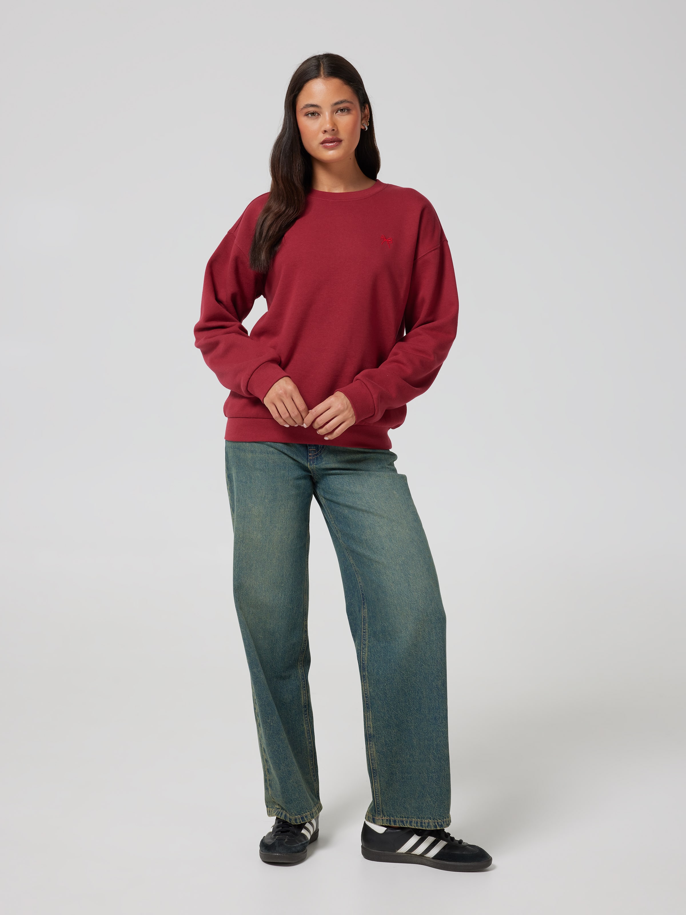 Embroidered Crew