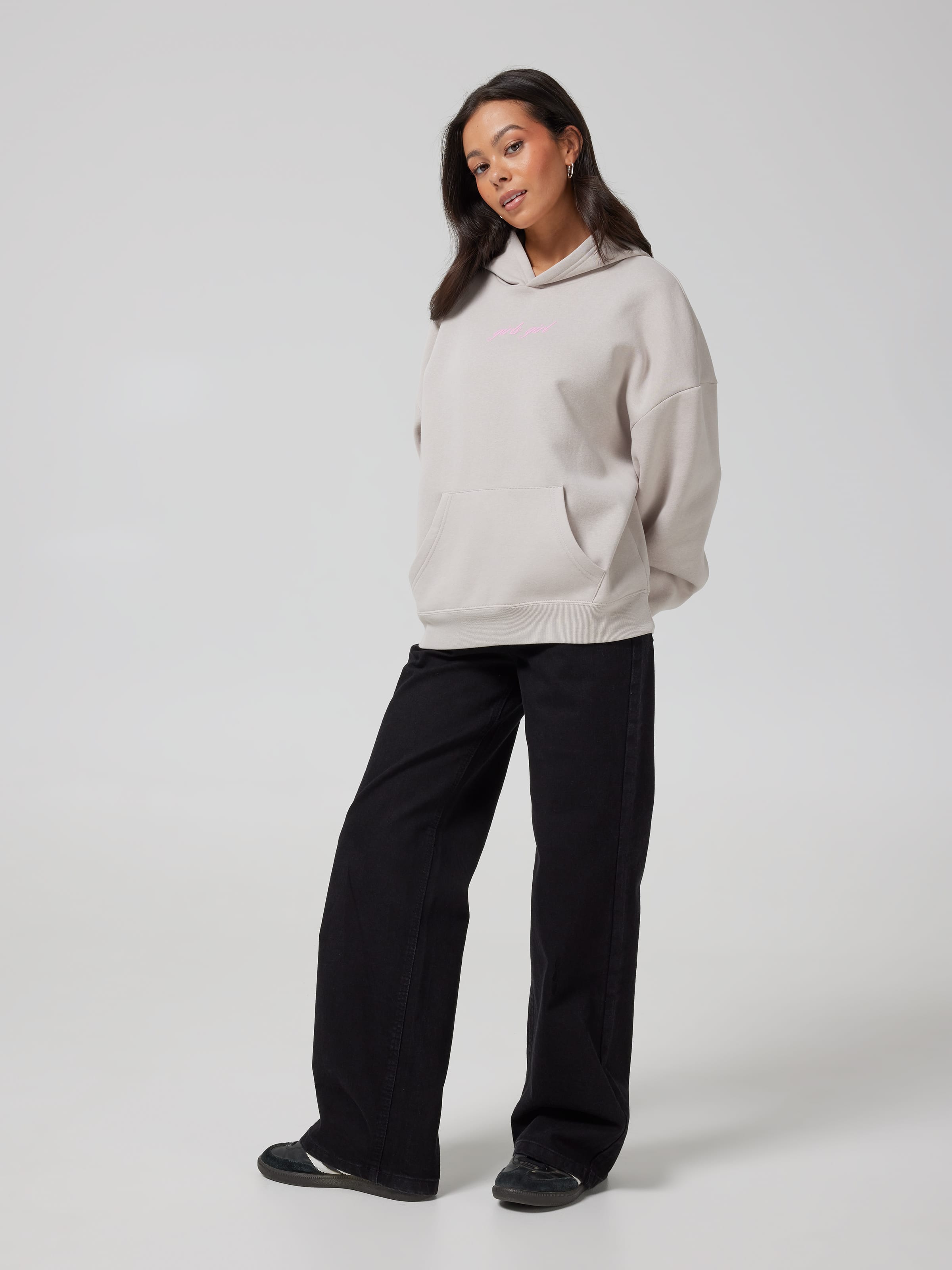 Girls Girl Bow Oversized Hoodie