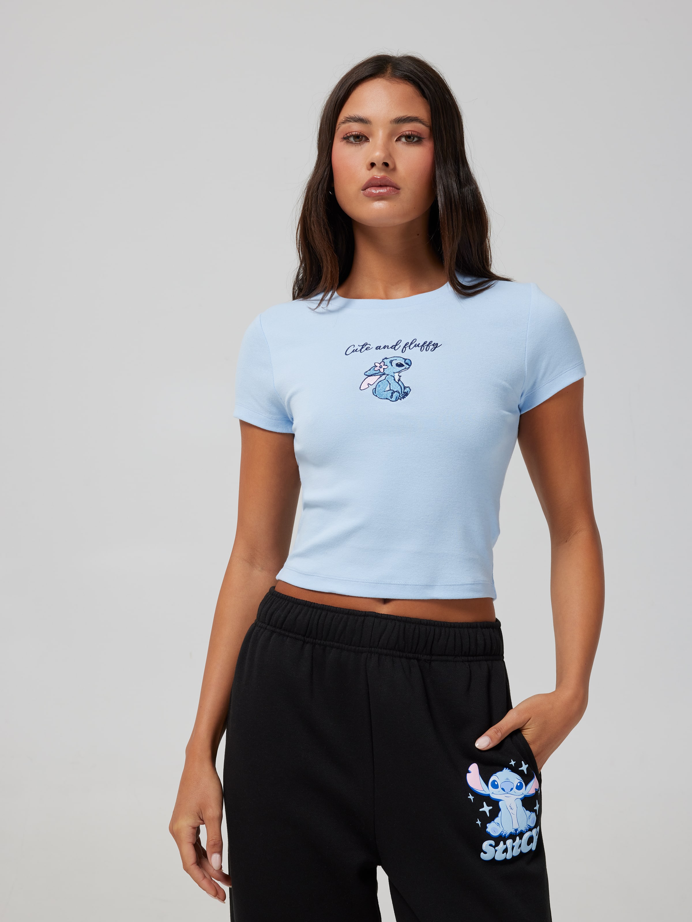 Lilo & Stitch Cute & Fluffy Baby Tee