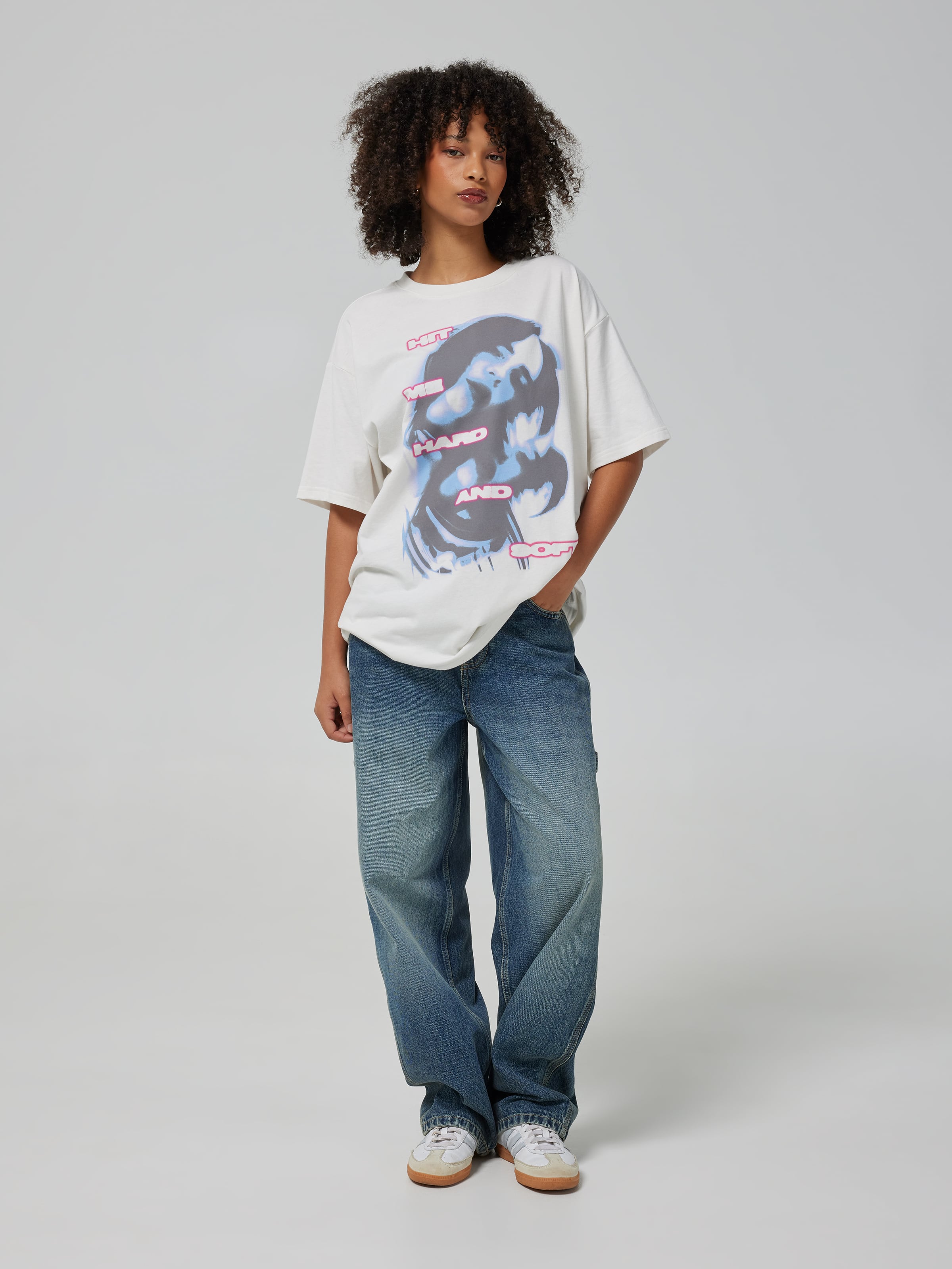 Billie Hit Me Hard Hit Me Soft Oversized Tee
