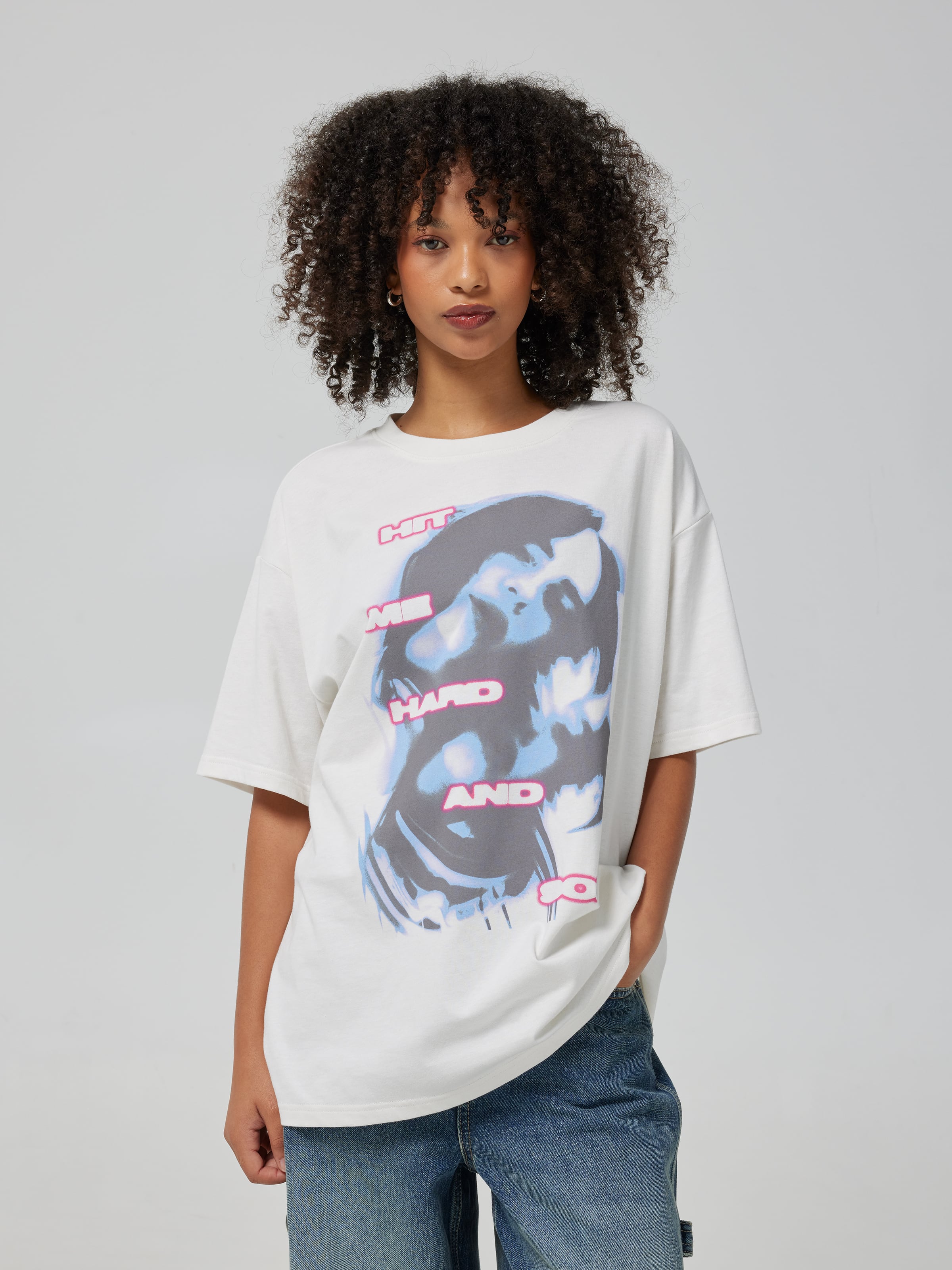 Billie Hit Me Hard Hit Me Soft Oversized Tee