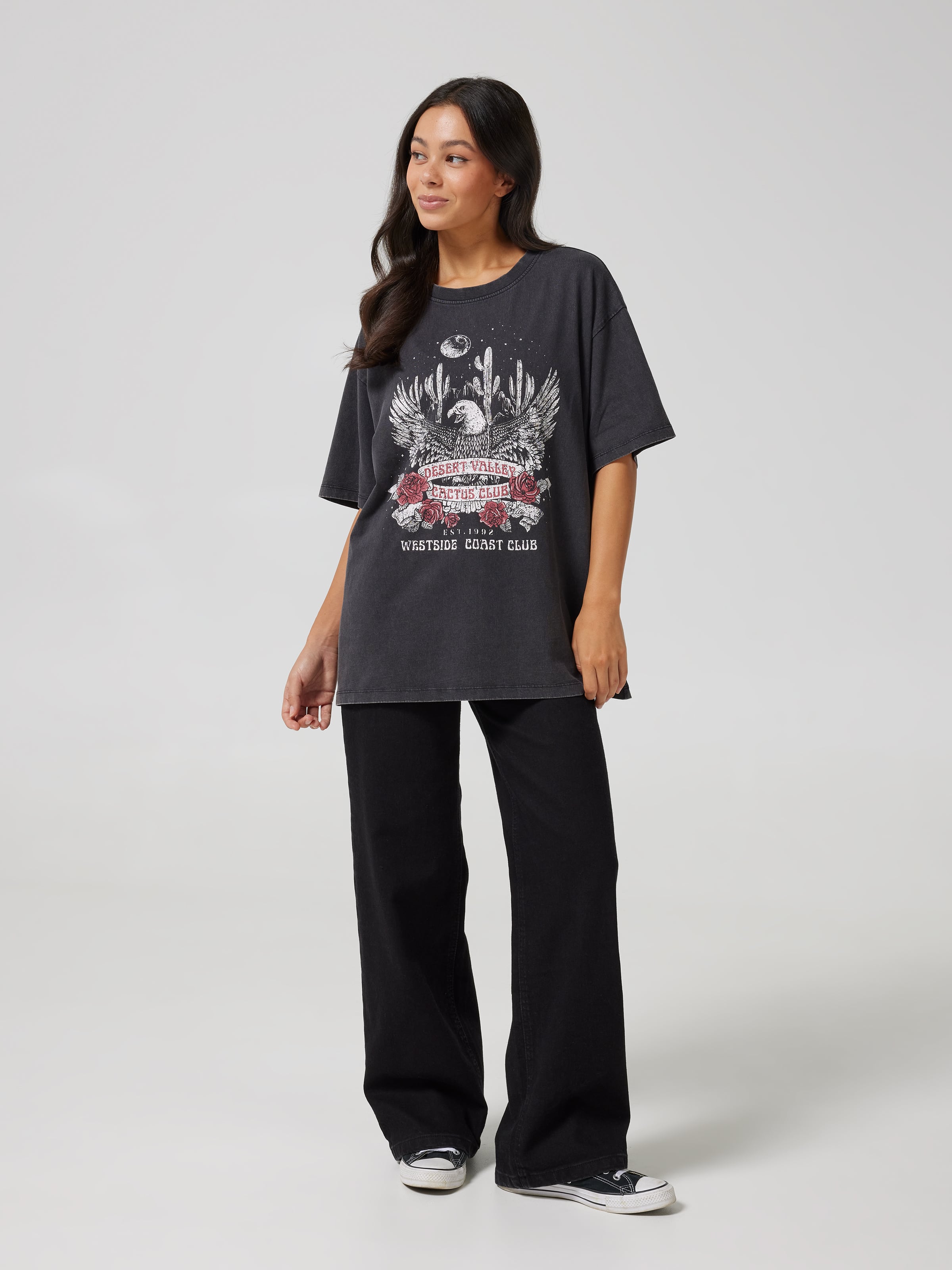 Desert Valley Eagle Oversized Tee