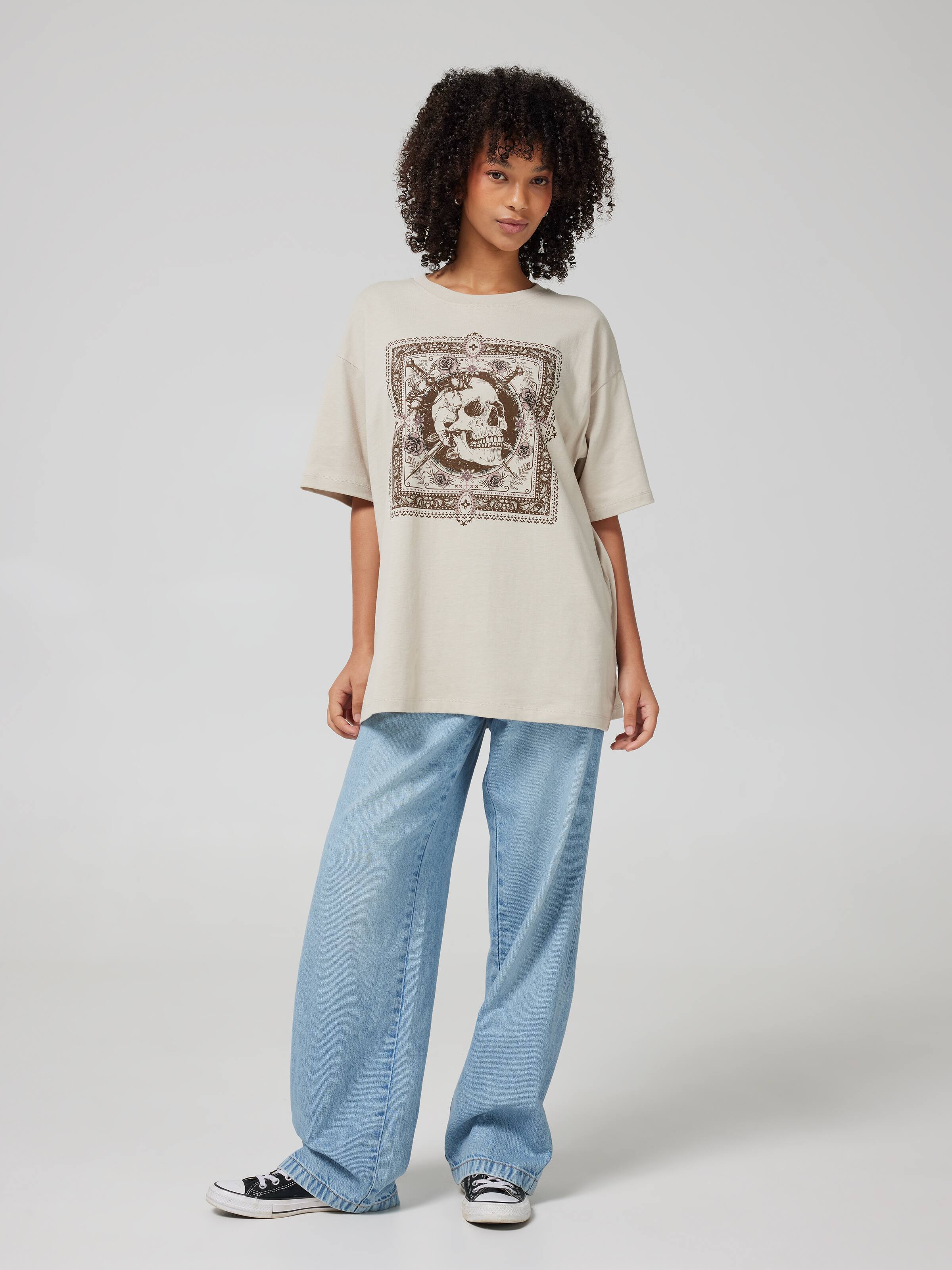 W Boho Rock Bandana Os Tee