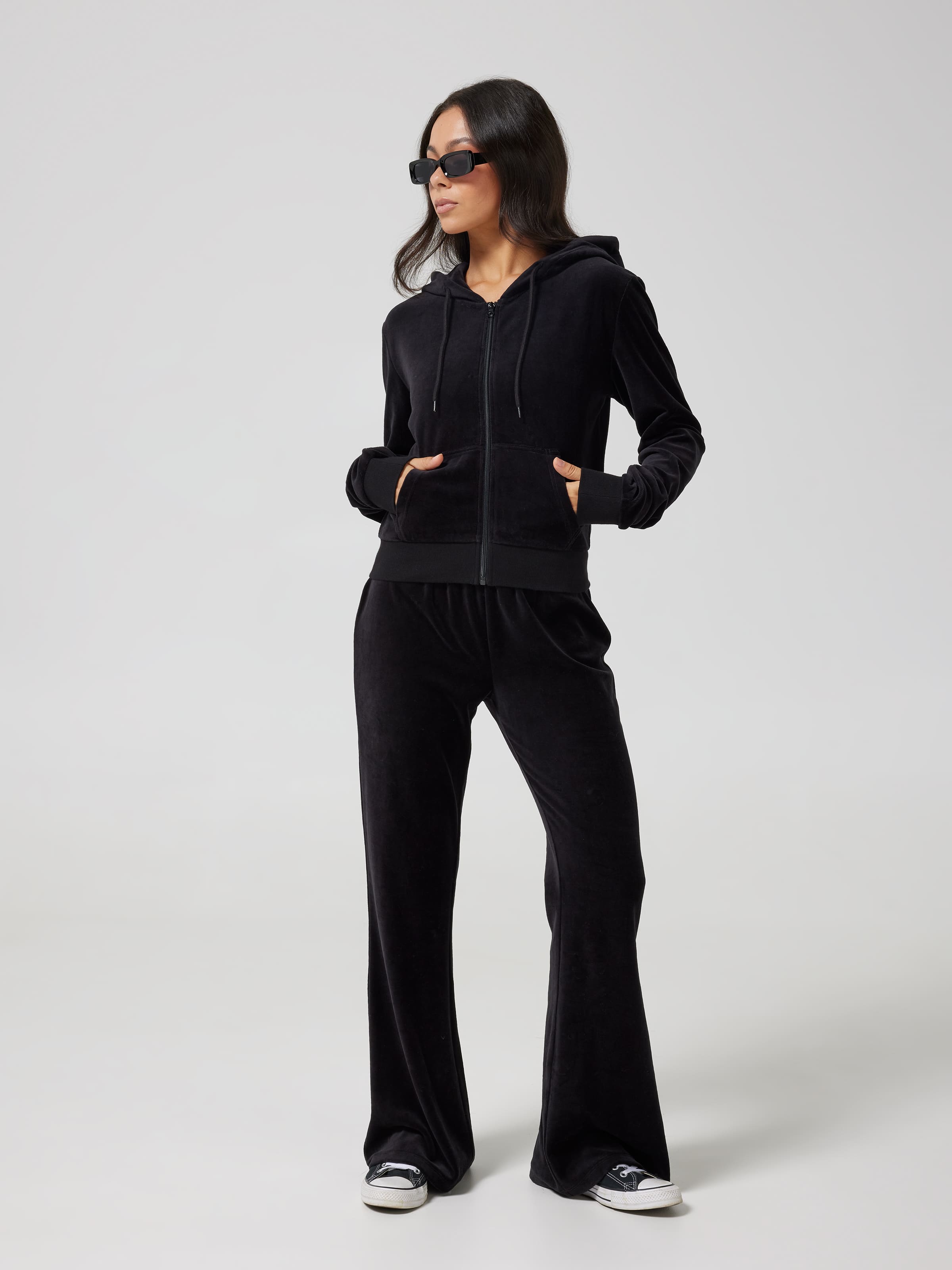Velour Zip Up