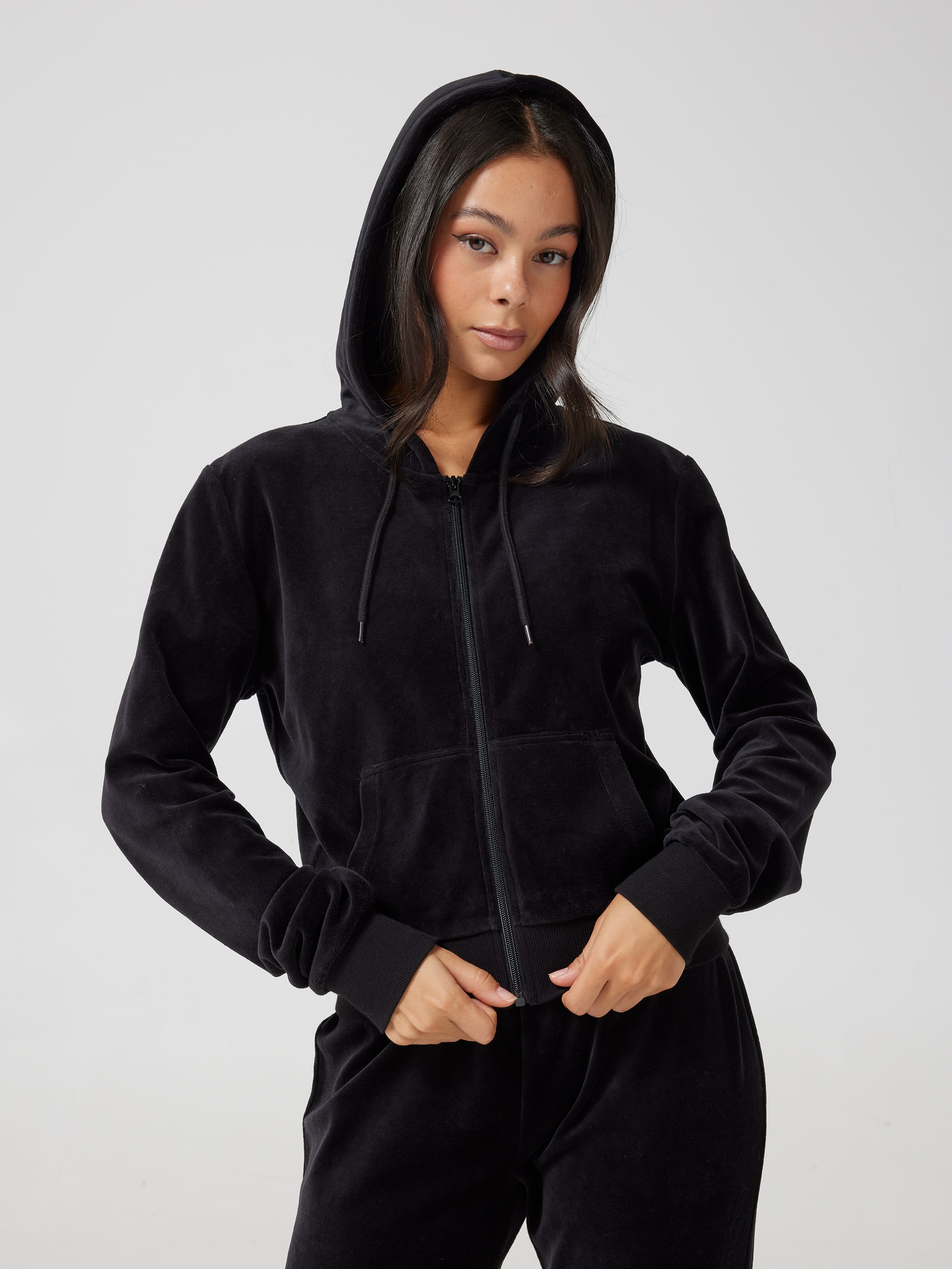 Velour Zip Up