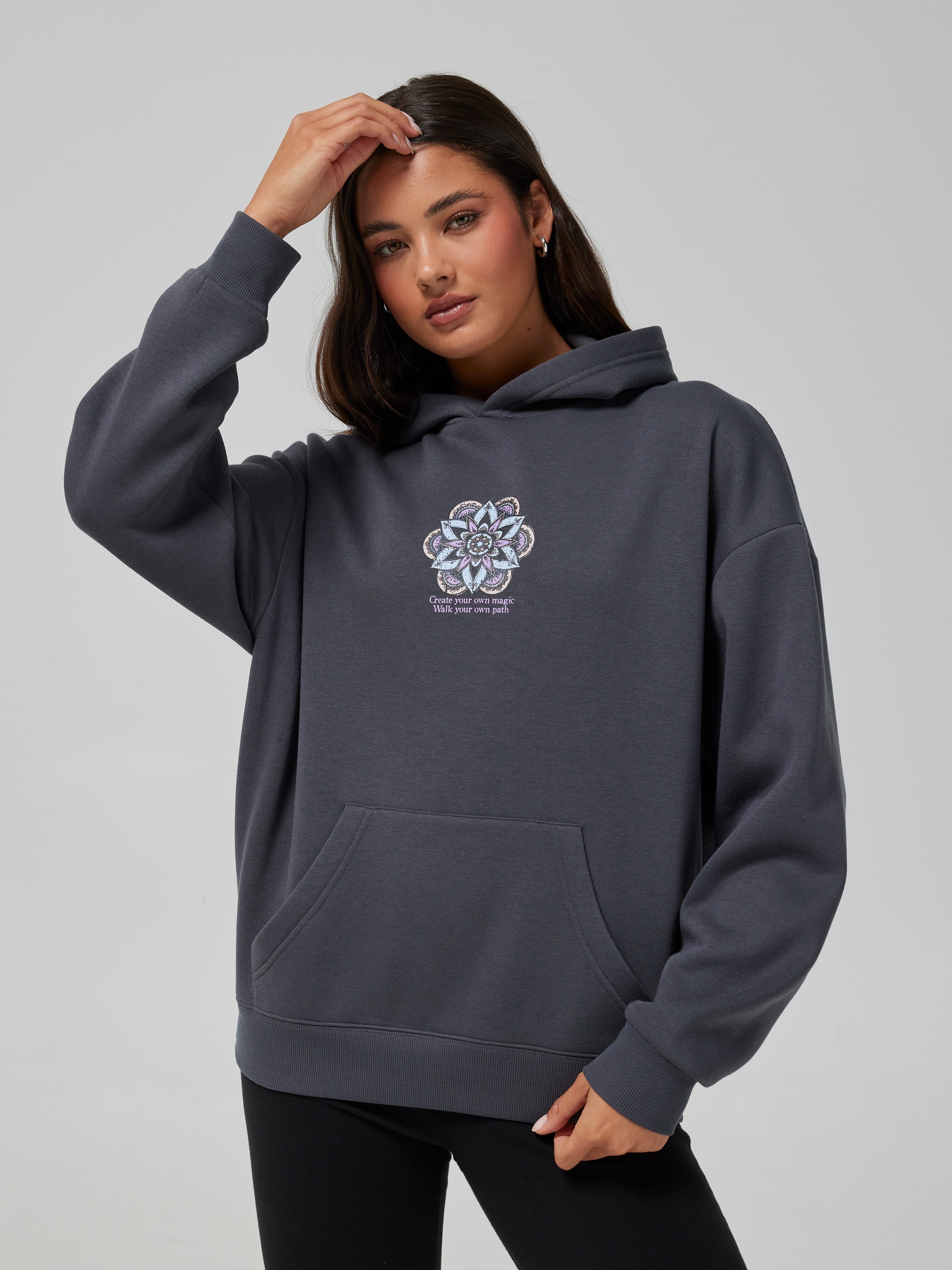 Mandala Oversized Hoodie