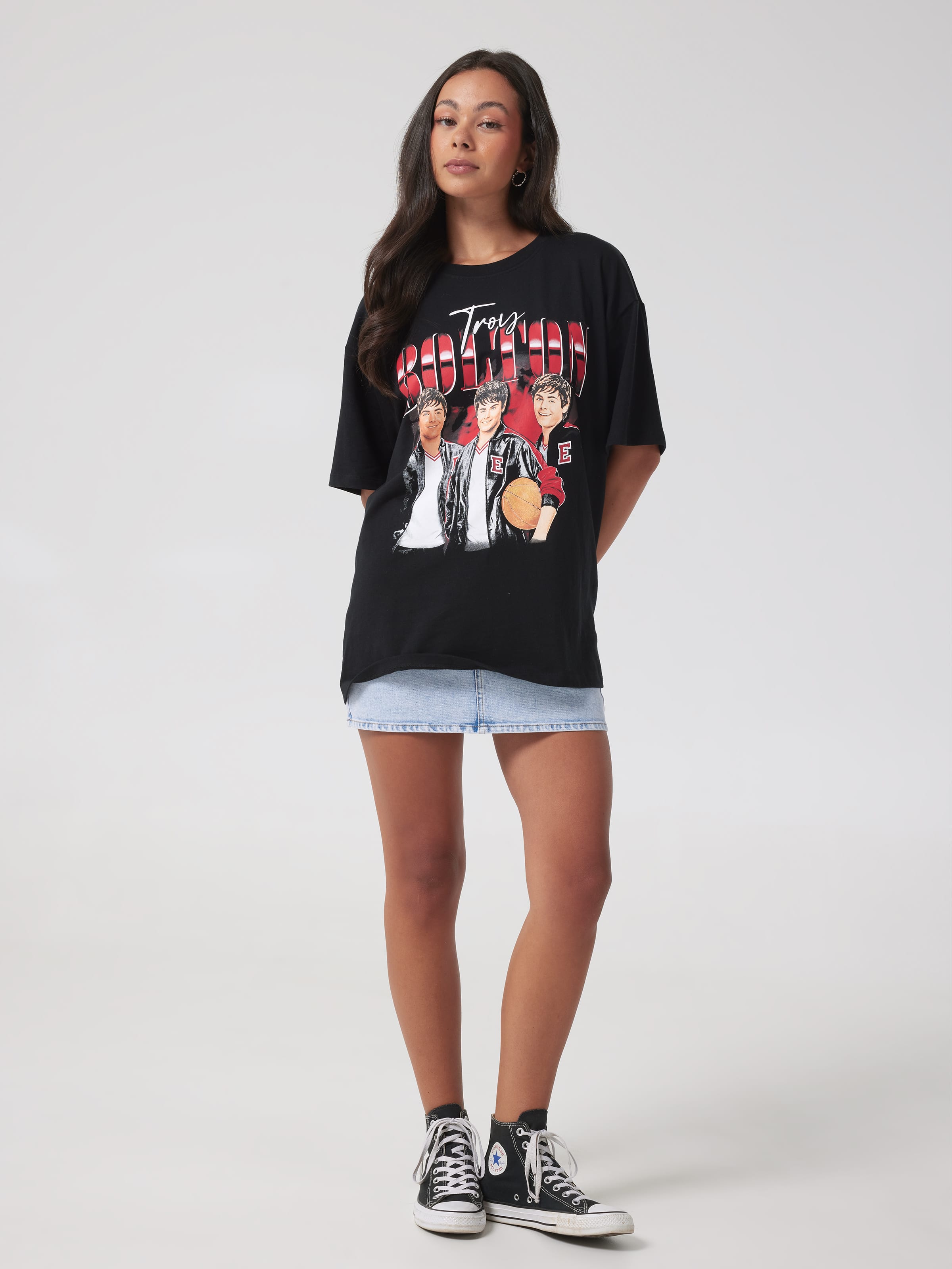 High School Musical Troy Trio Oversized Tee