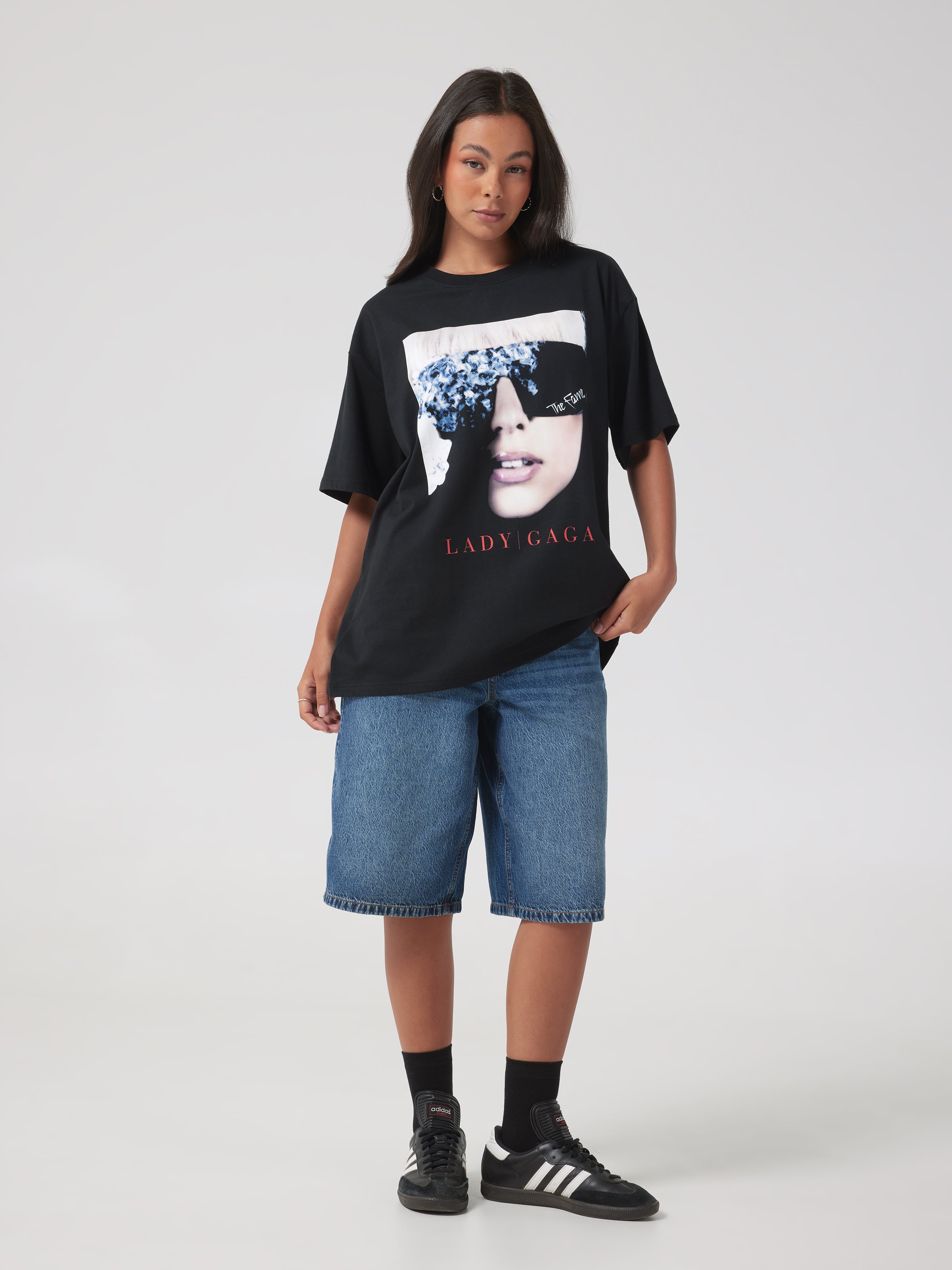 Music Lady Gaga Oversized Teee