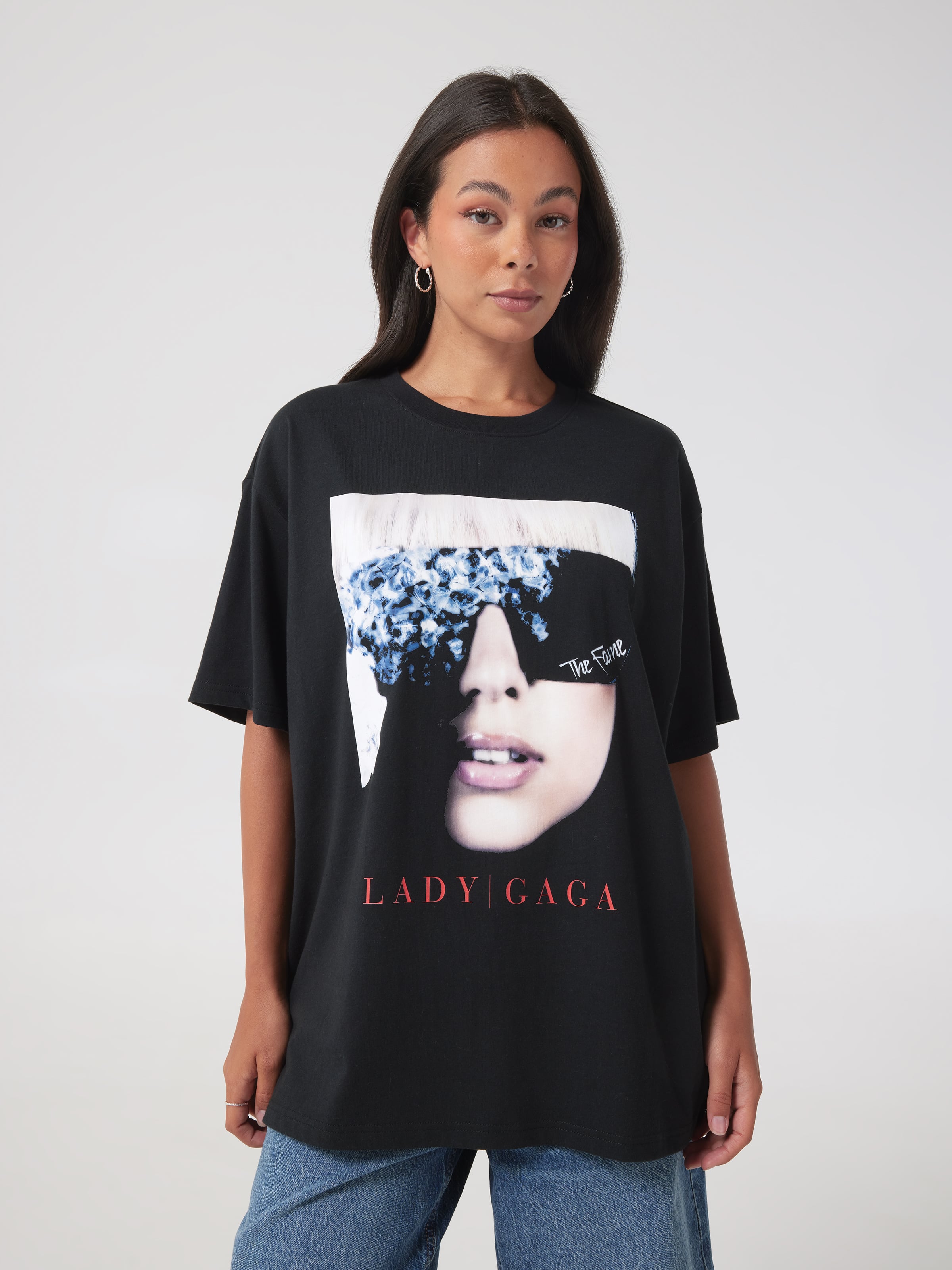 Music Lady Gaga Oversized Teee
