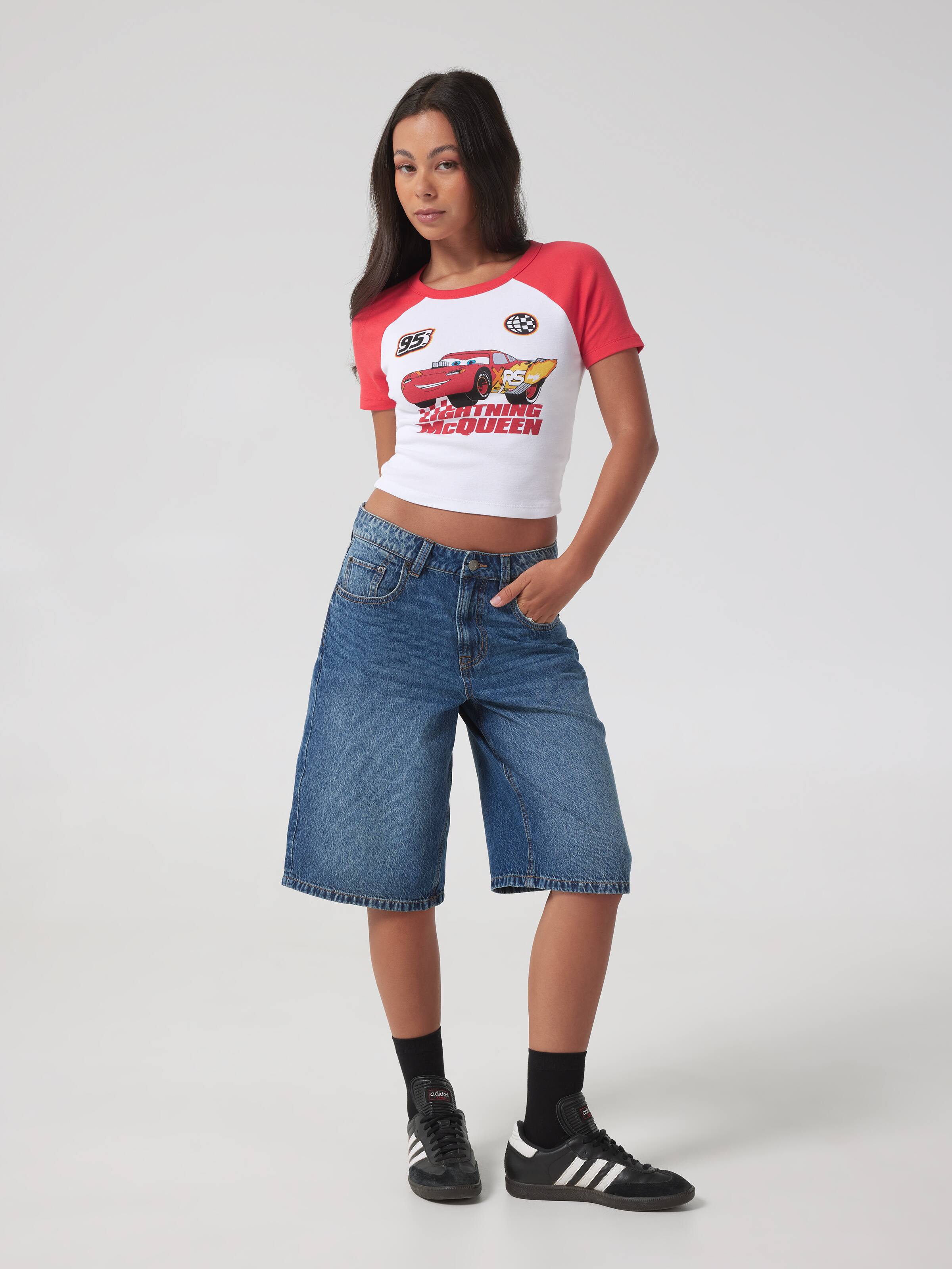 Lightning Mcqueen Baby Raglan Tee