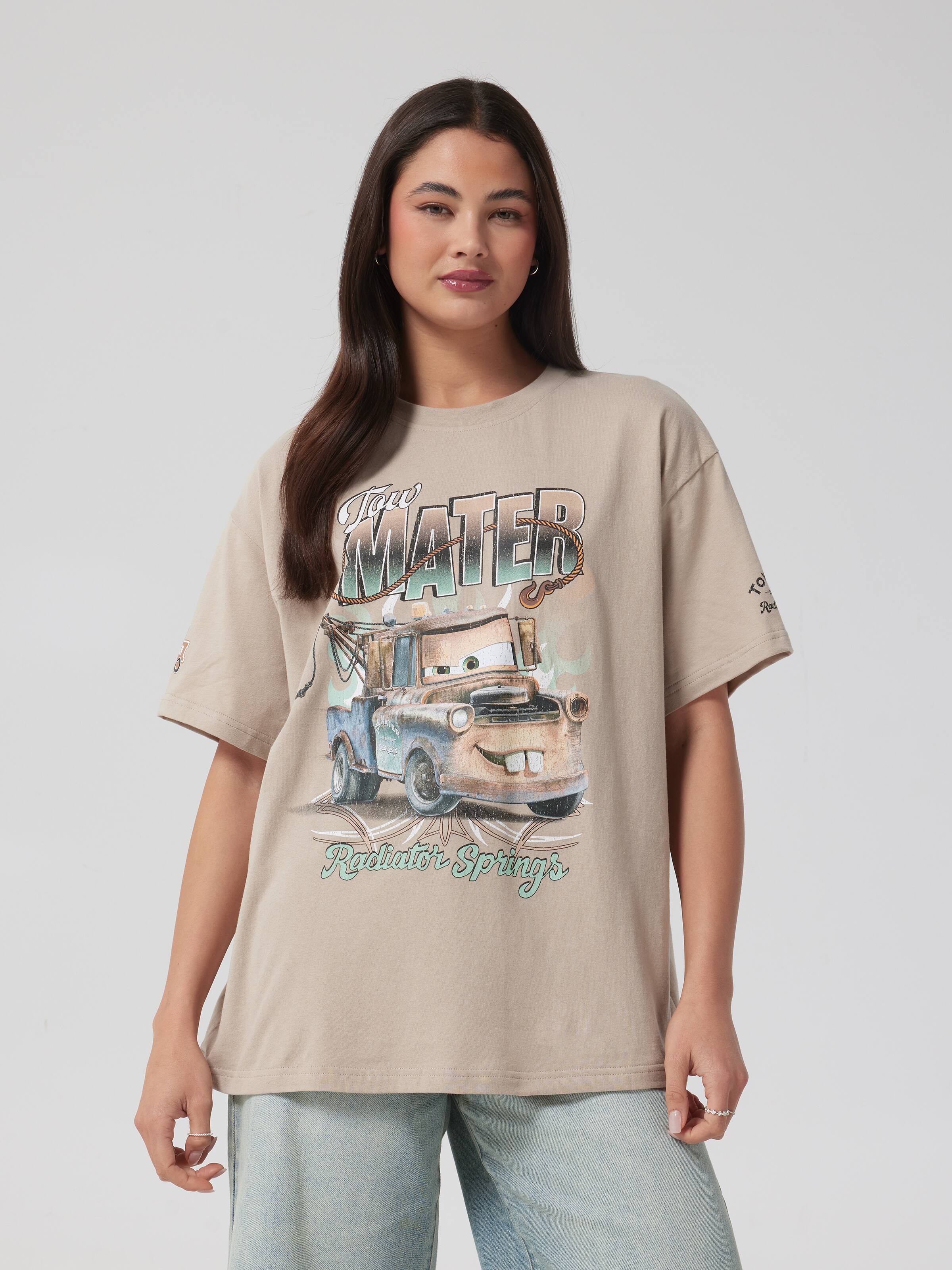 Cars Tow Mater Oversized Tee