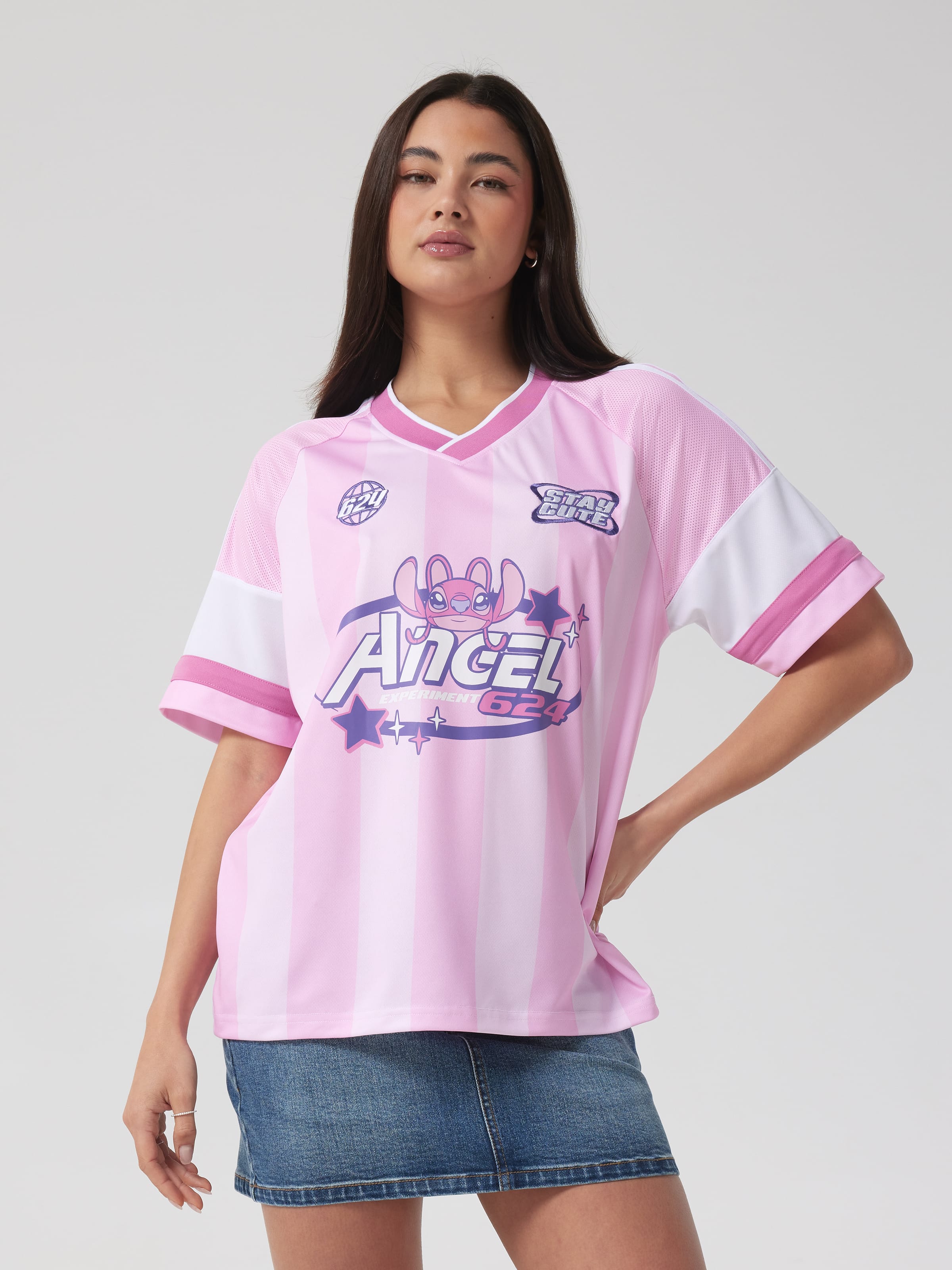 Lilo & Stitch Angel Stripe Jersey