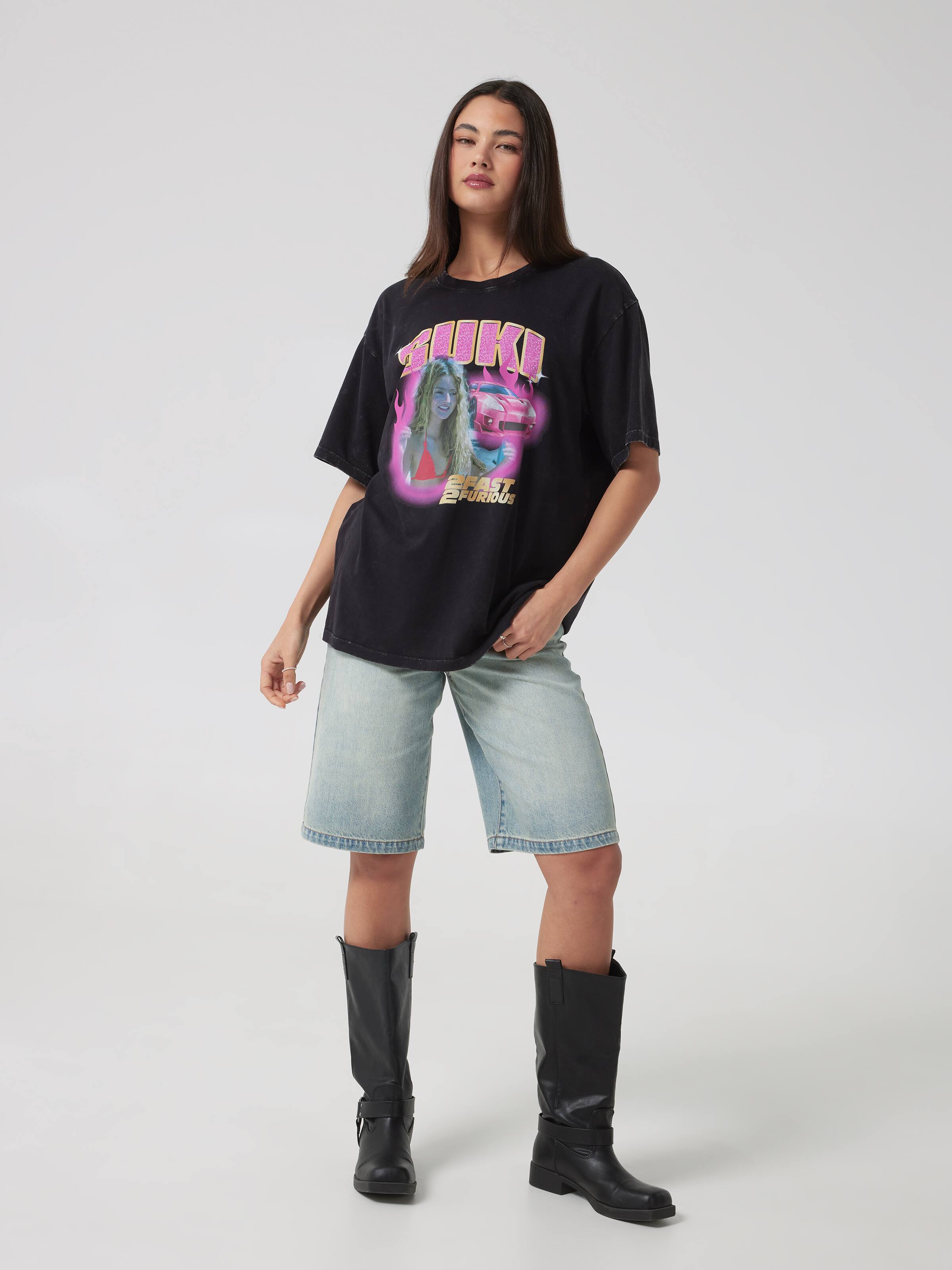 Fast & Furious Suki Oversized Tee