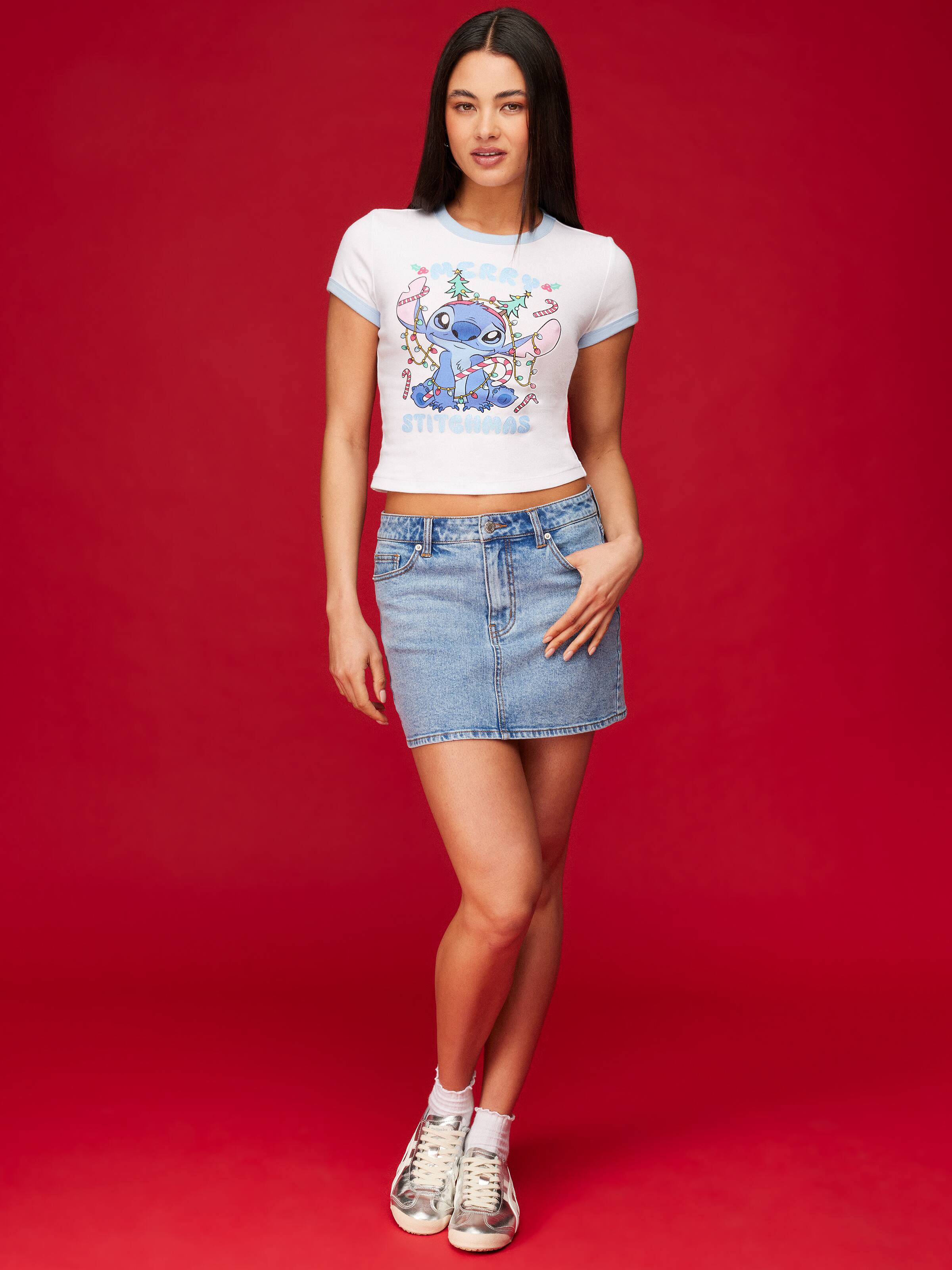 Xmas Lilo & Stitch Stitchmas Baby Tee