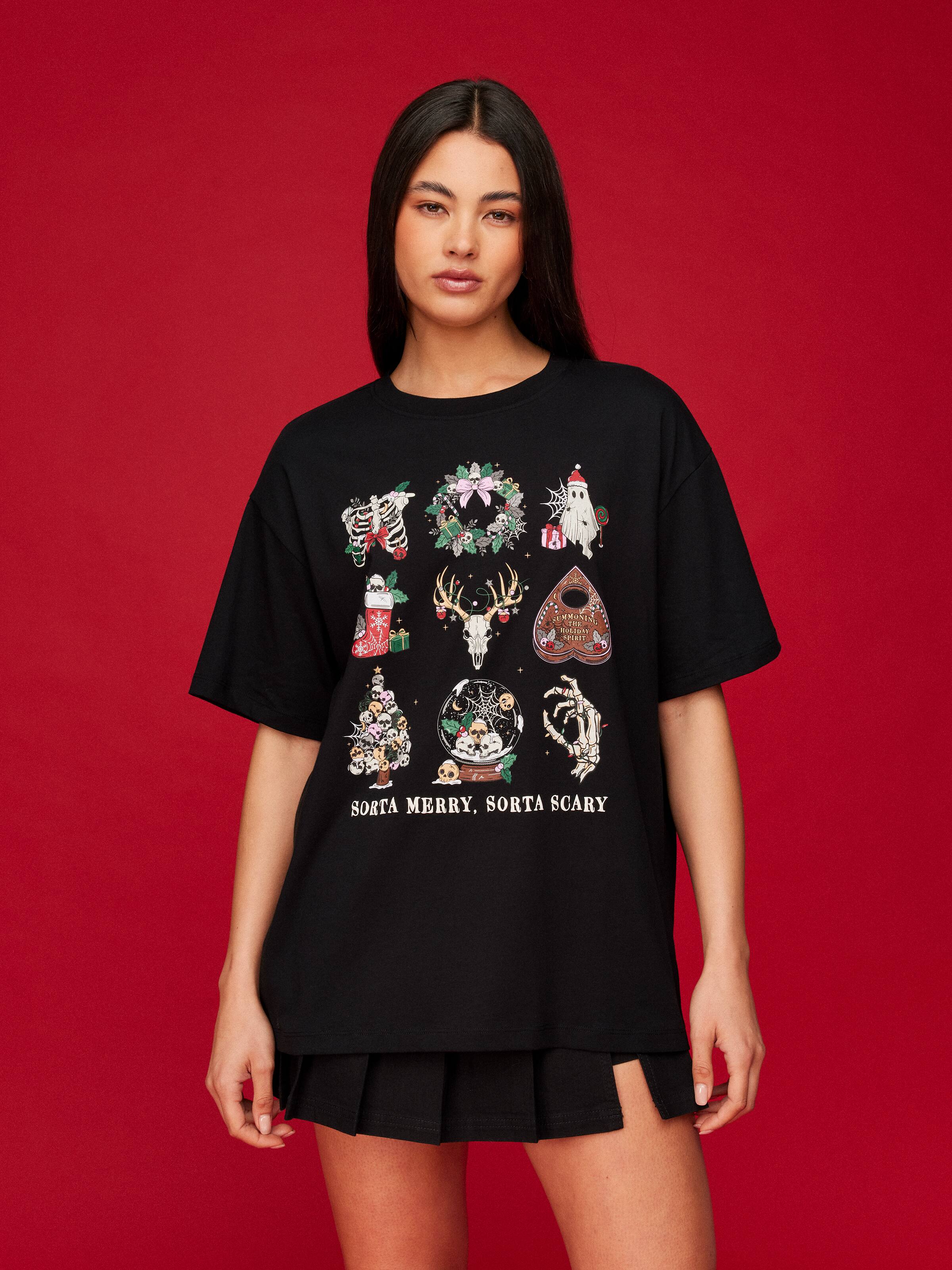 Xmas Mystic Oversized Tee