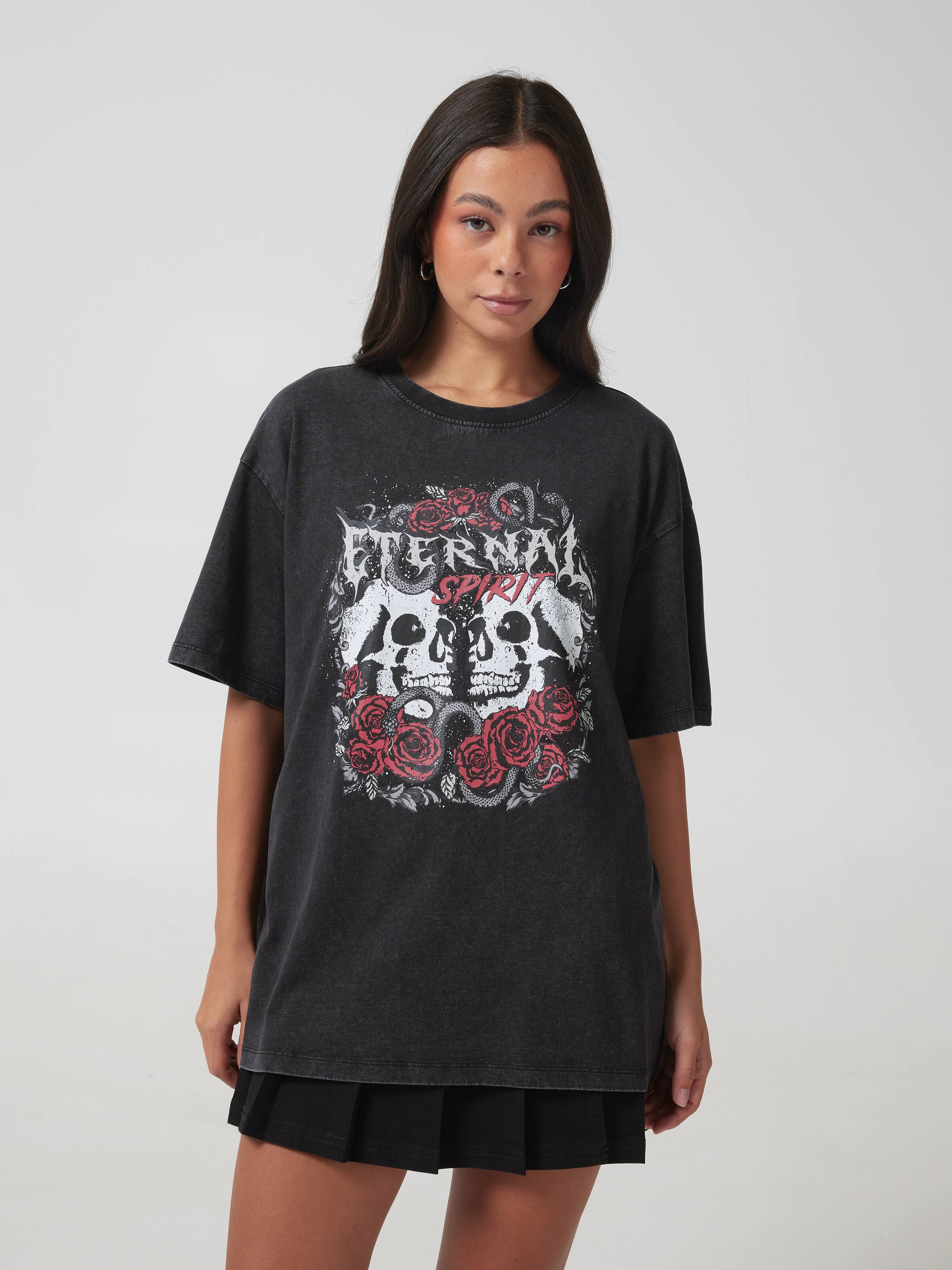 Eternal Skull Oversized Tee