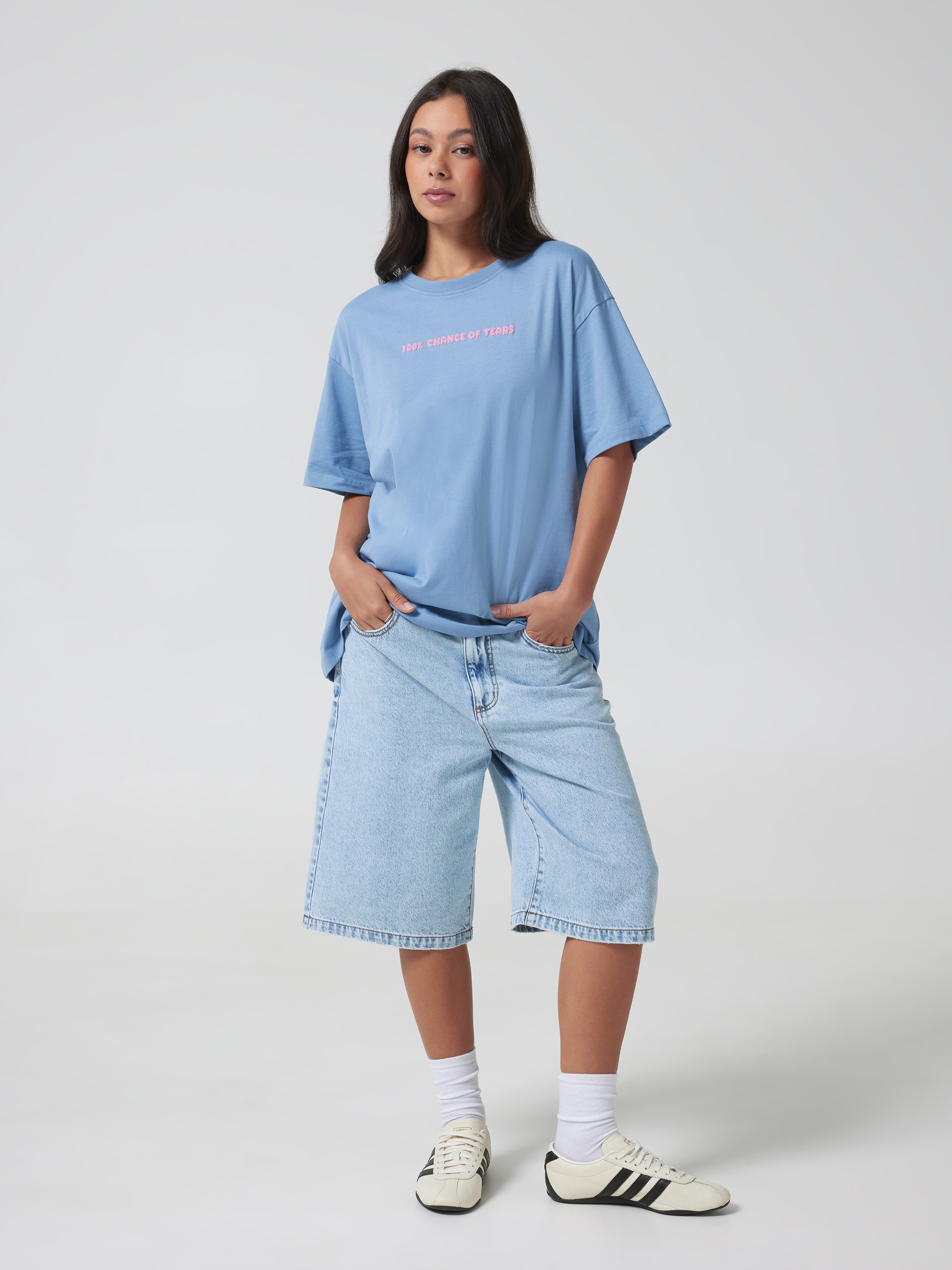 Cute But Cries Oversized Tee
