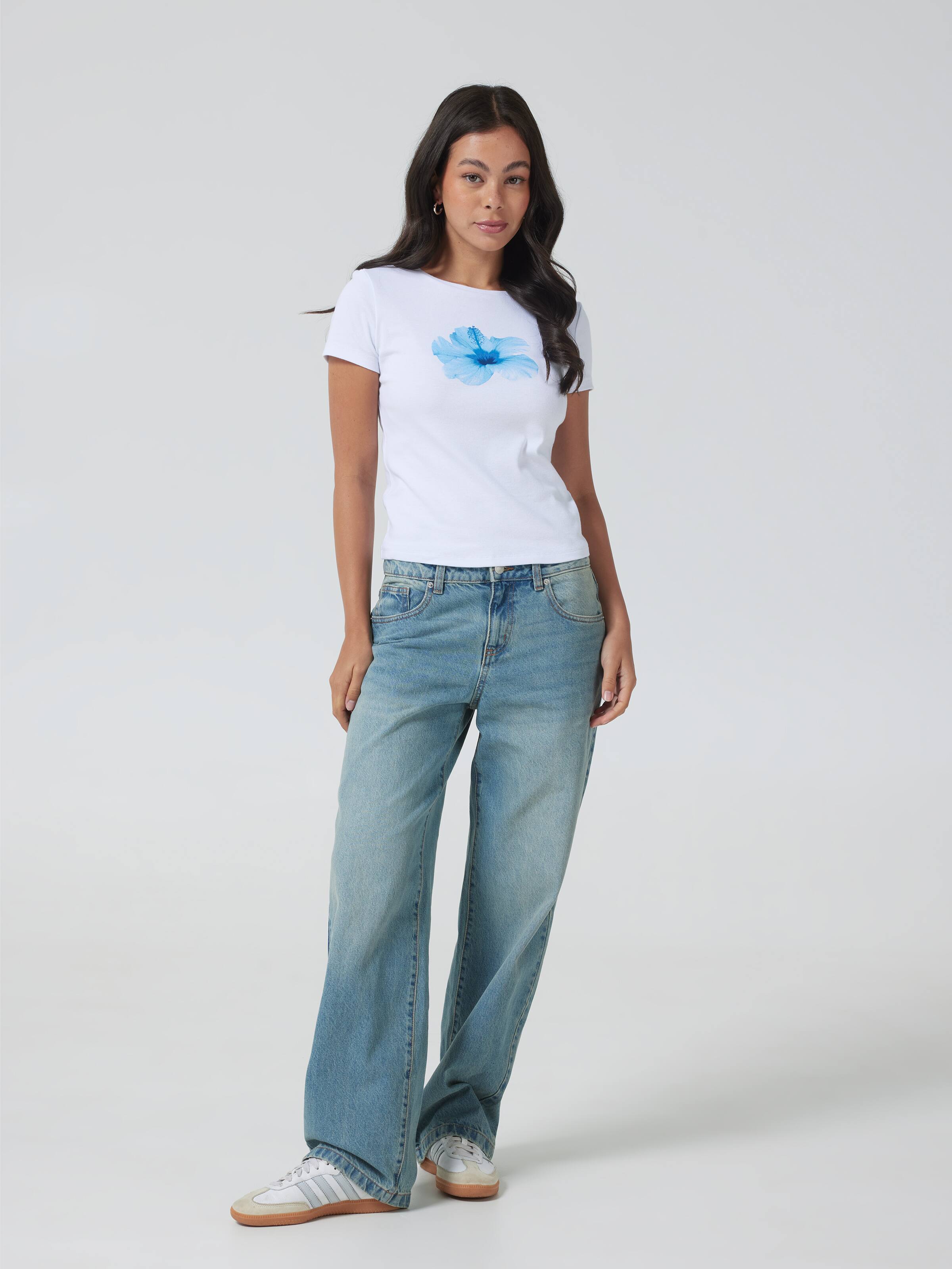 Hibiscus Baby Tee