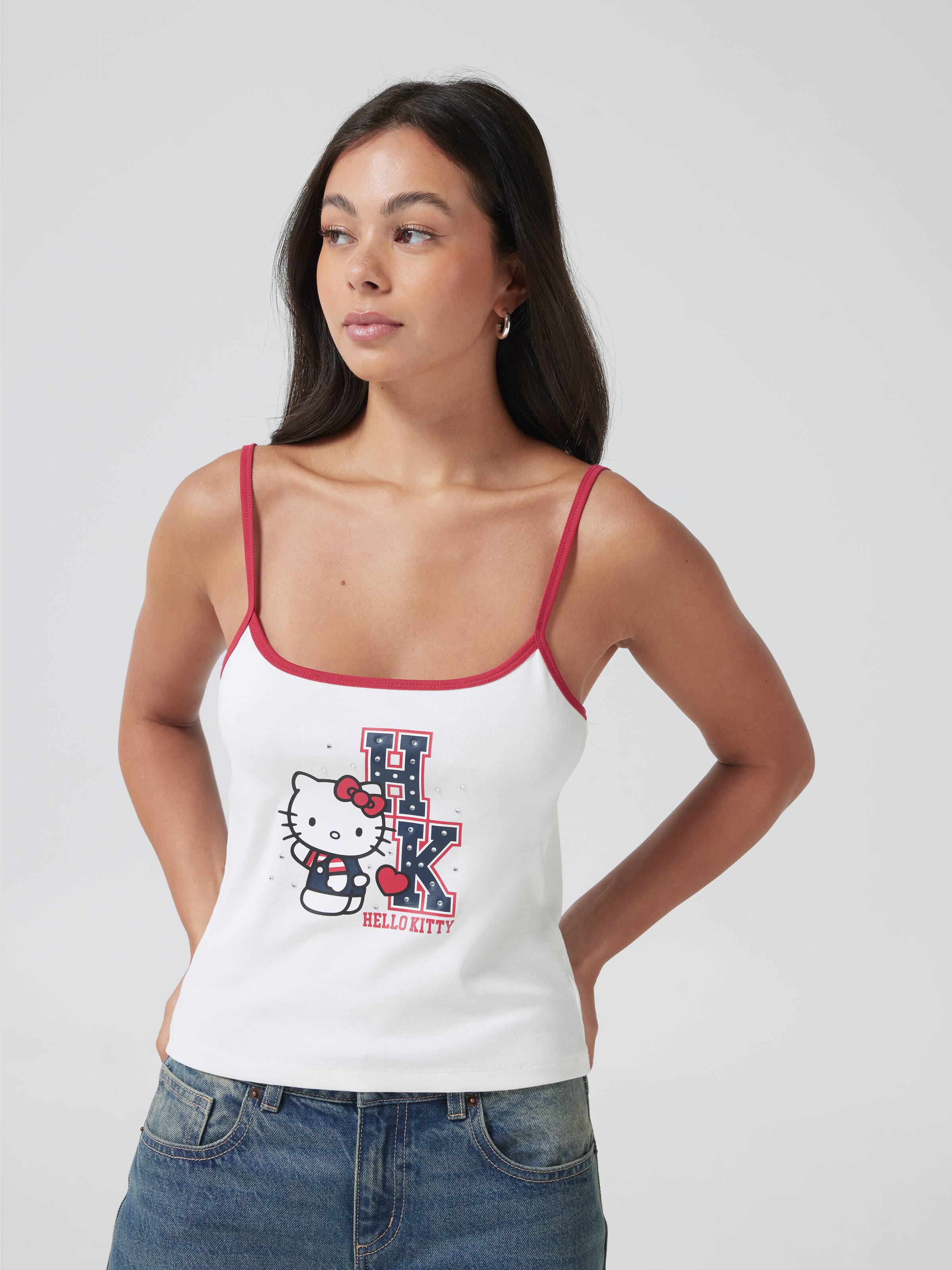 Hello Kitty Varsity Cami Tee