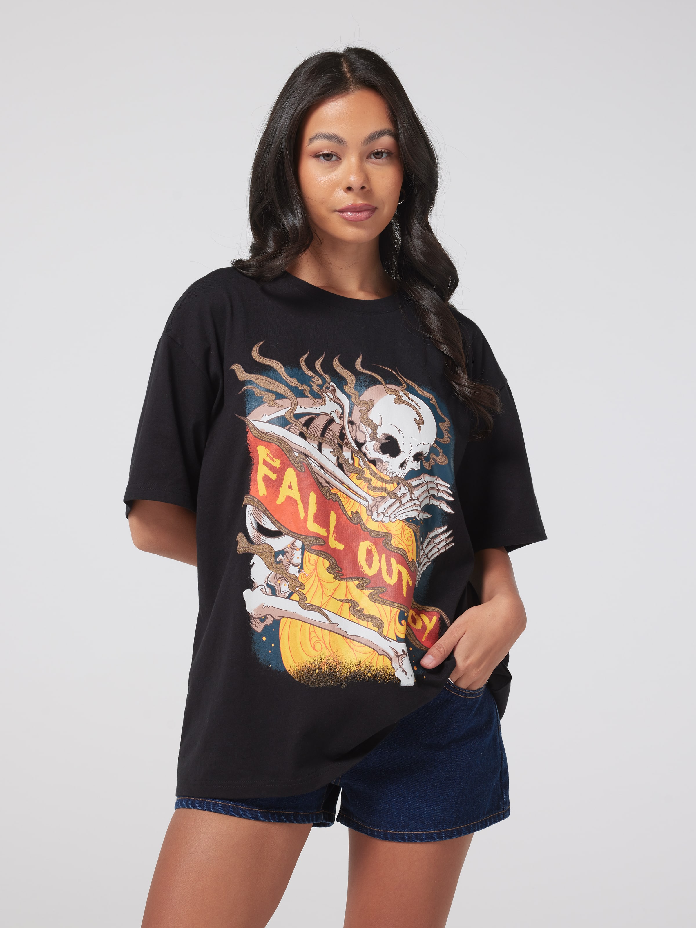 Music Fallout Boy Skull Tee