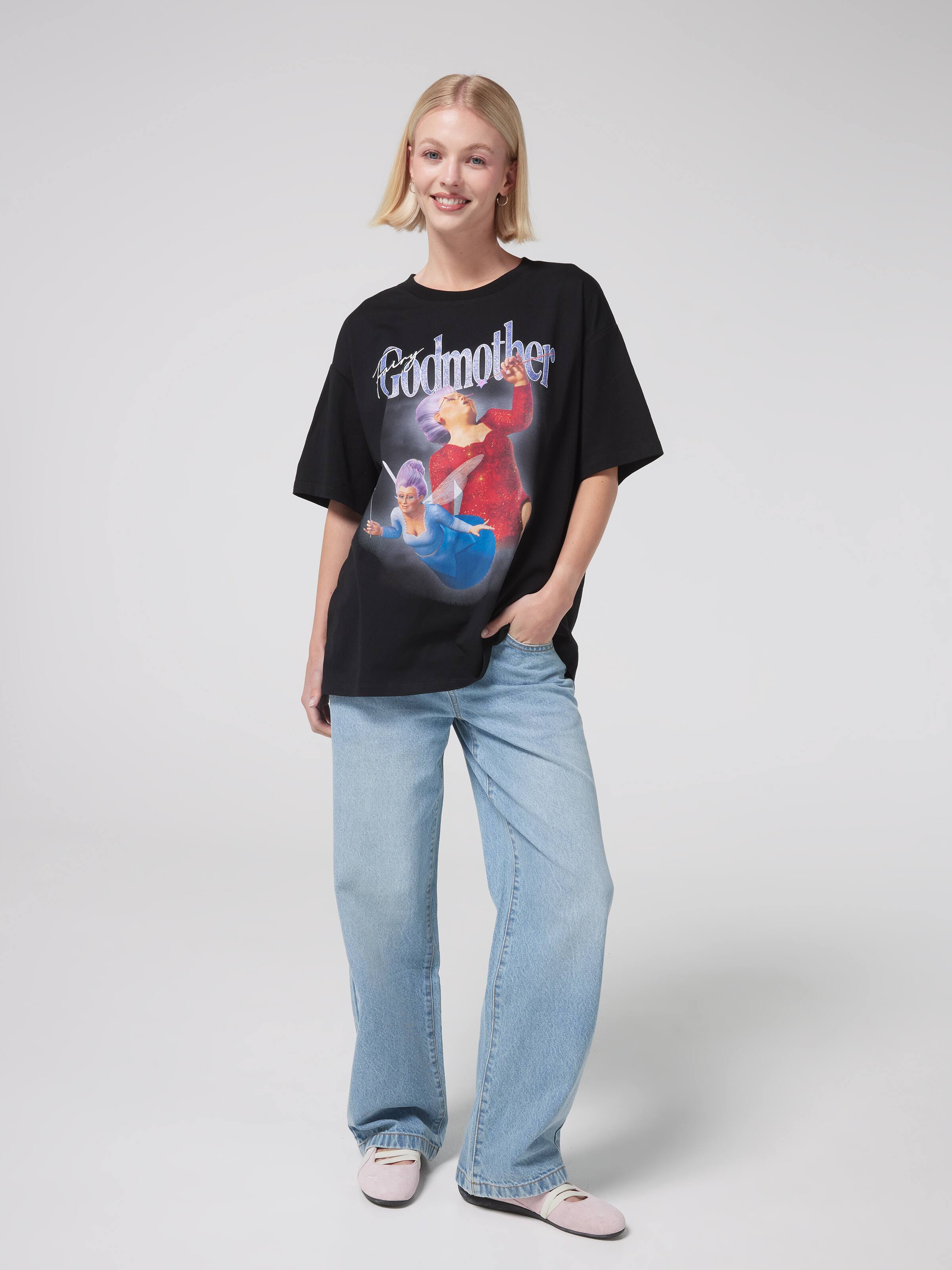 Shrek Fairy Godmother Oversized Tee