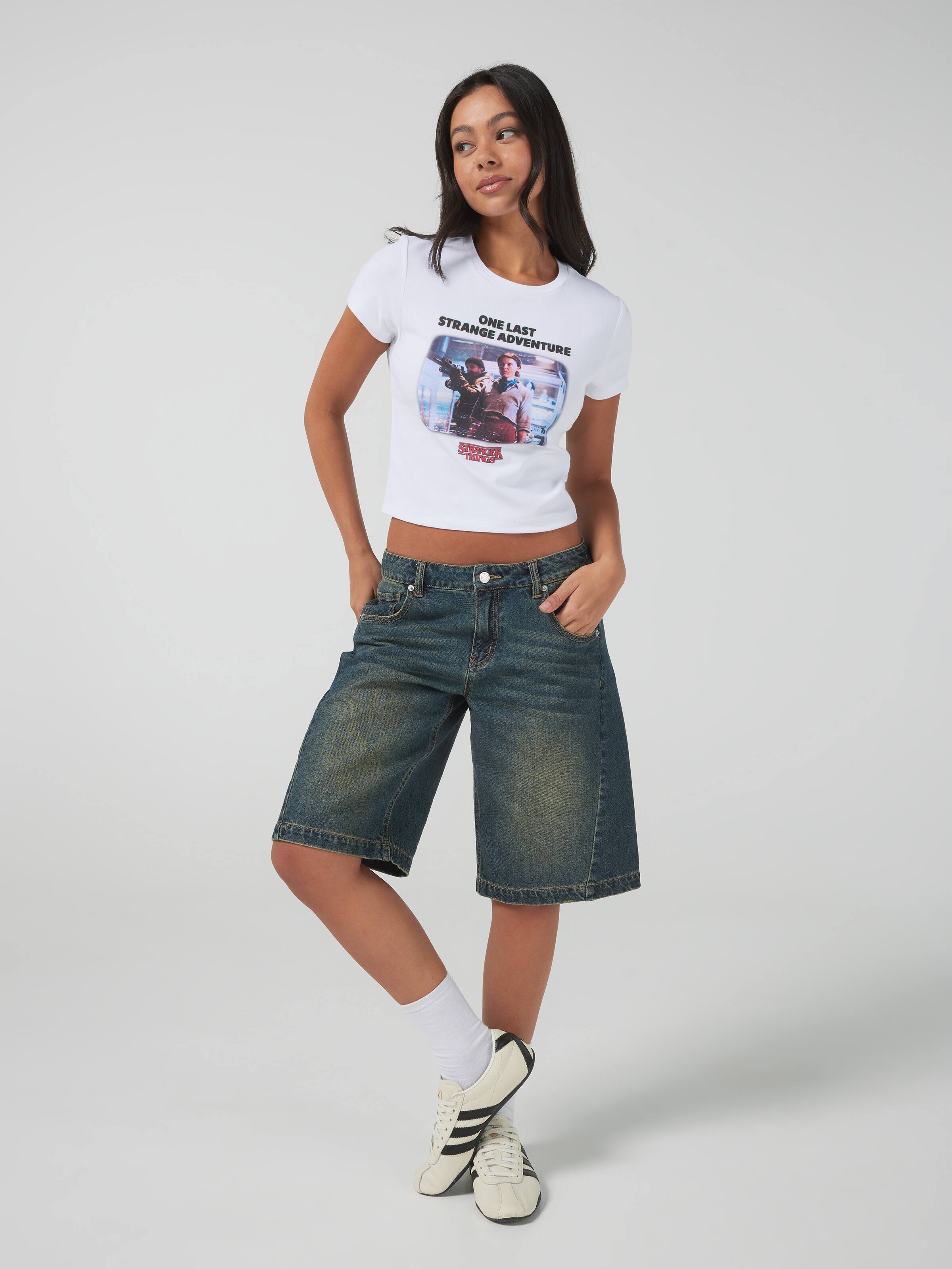 Stranger Things Photo Baby Tee