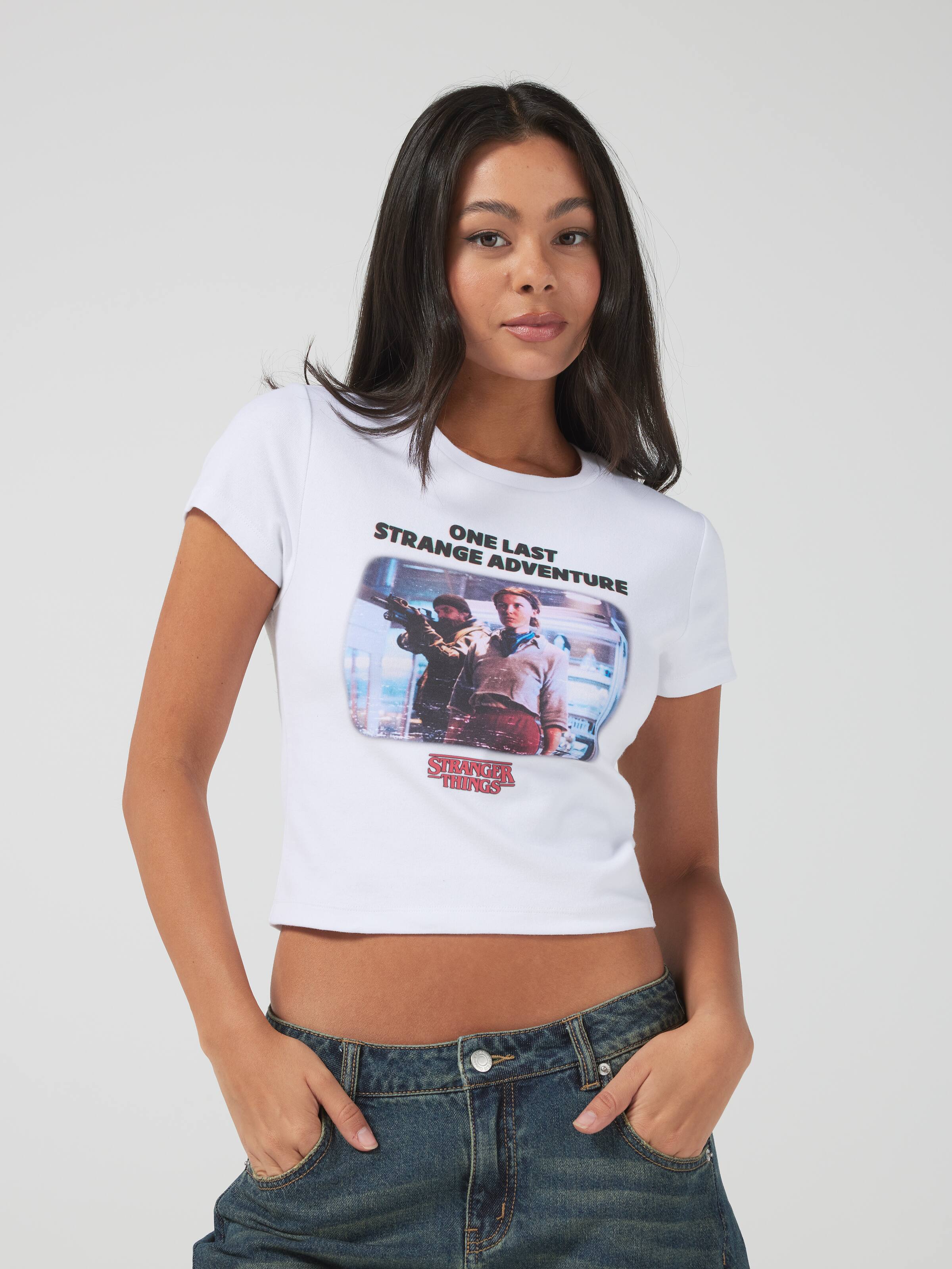 Stranger Things Photo Baby Tee