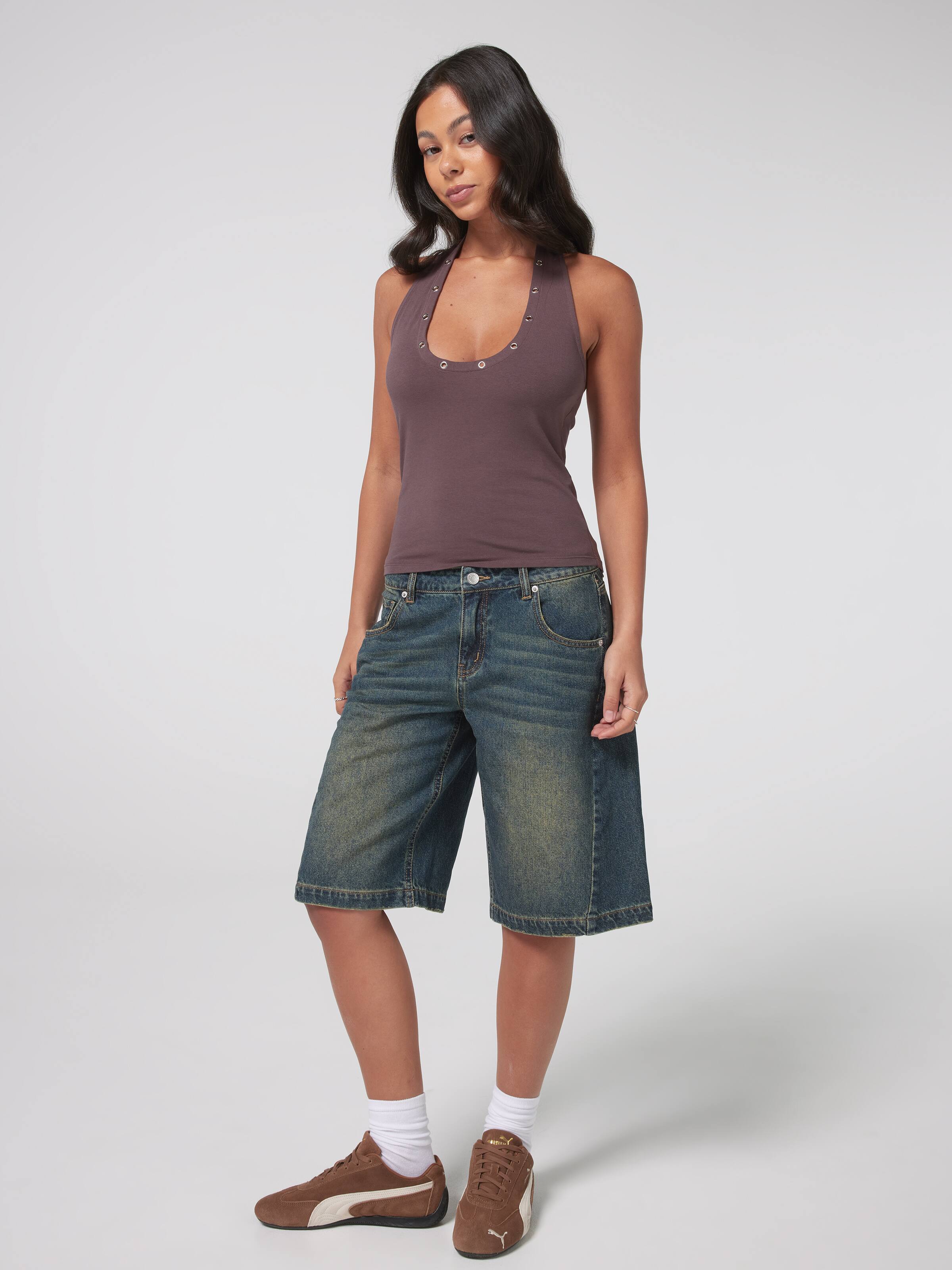 Eyelet Halterneck