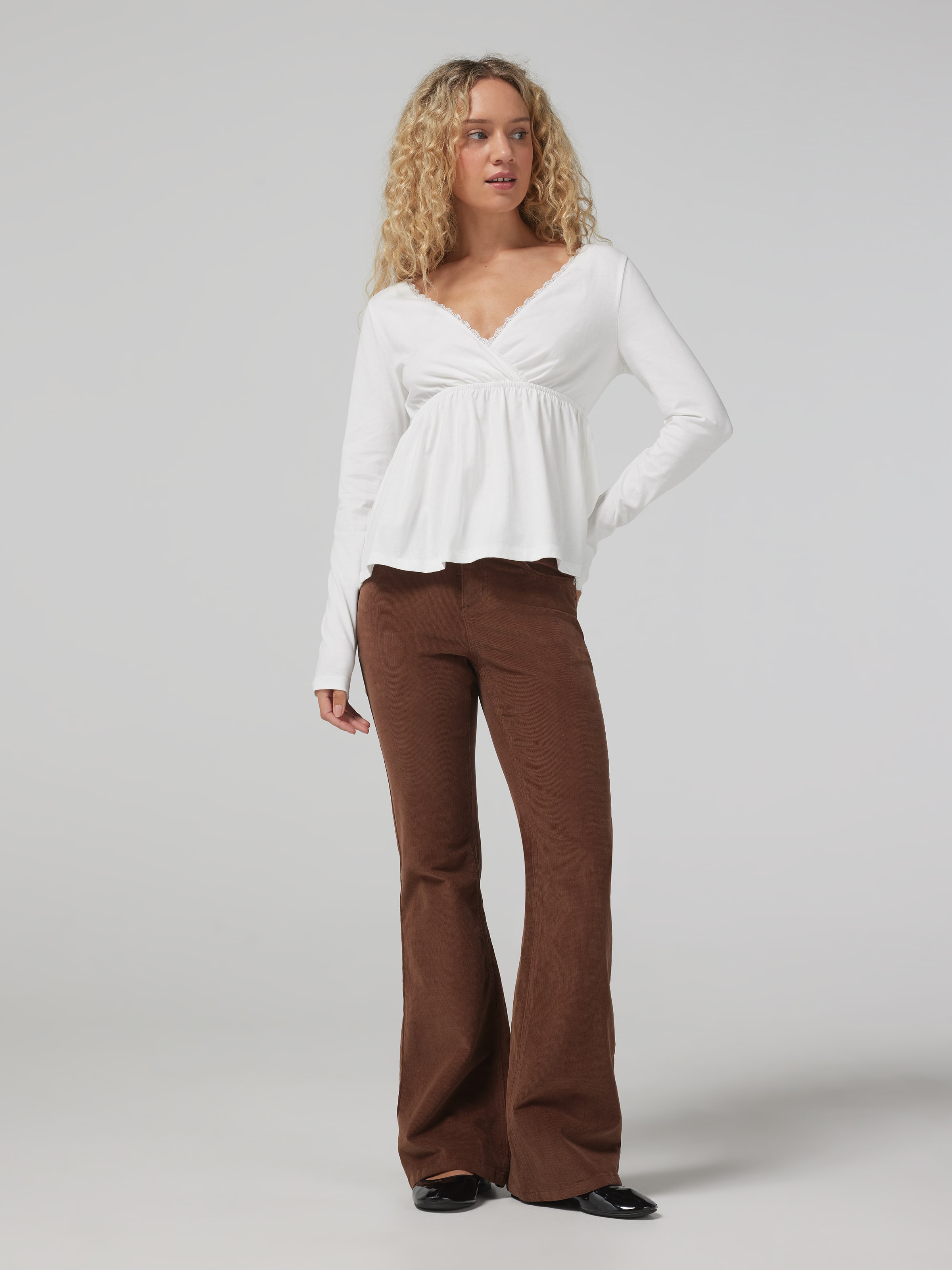 Long Sleeve Babydoll Top