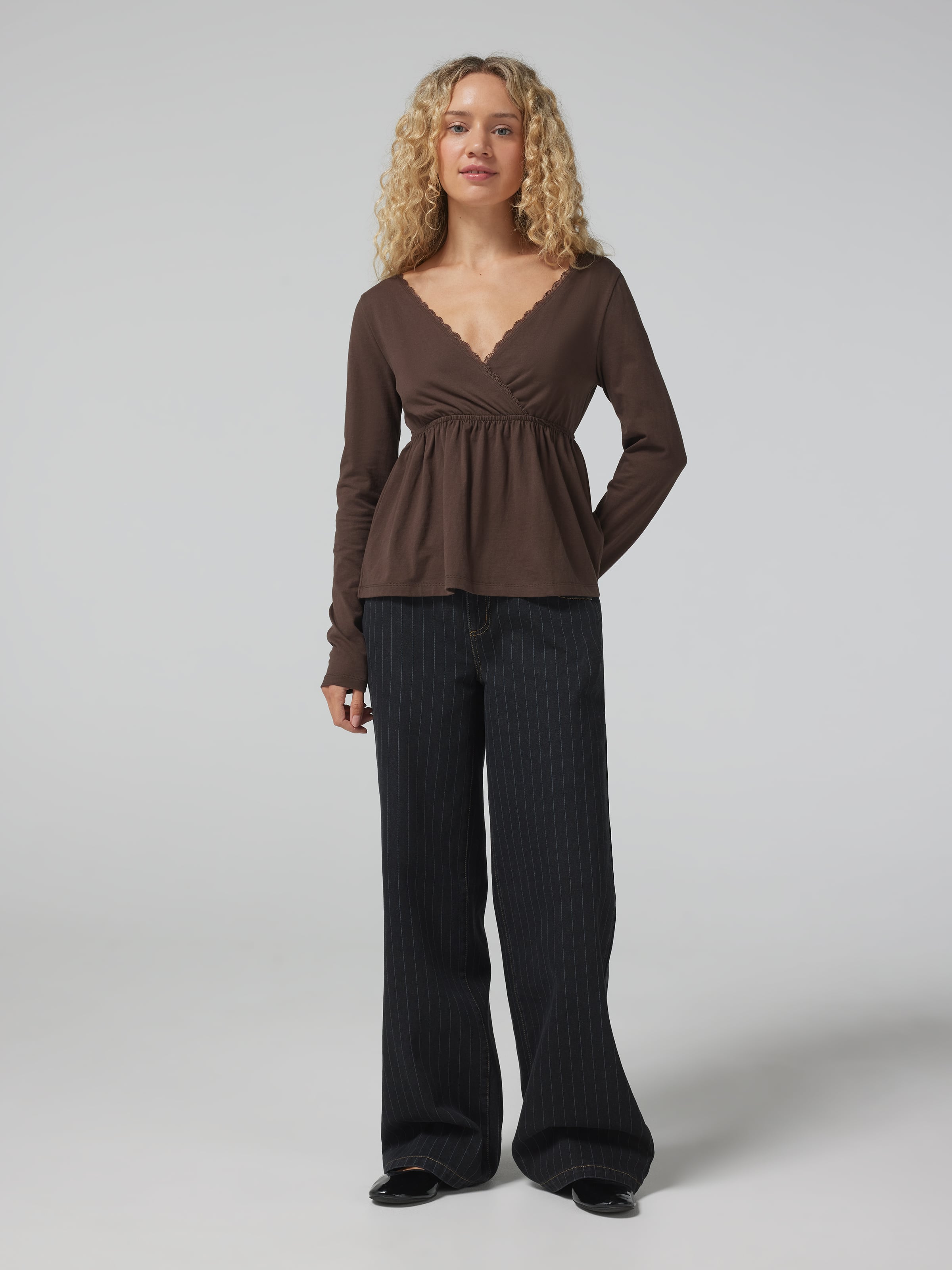 Long Sleeve Babydoll Top