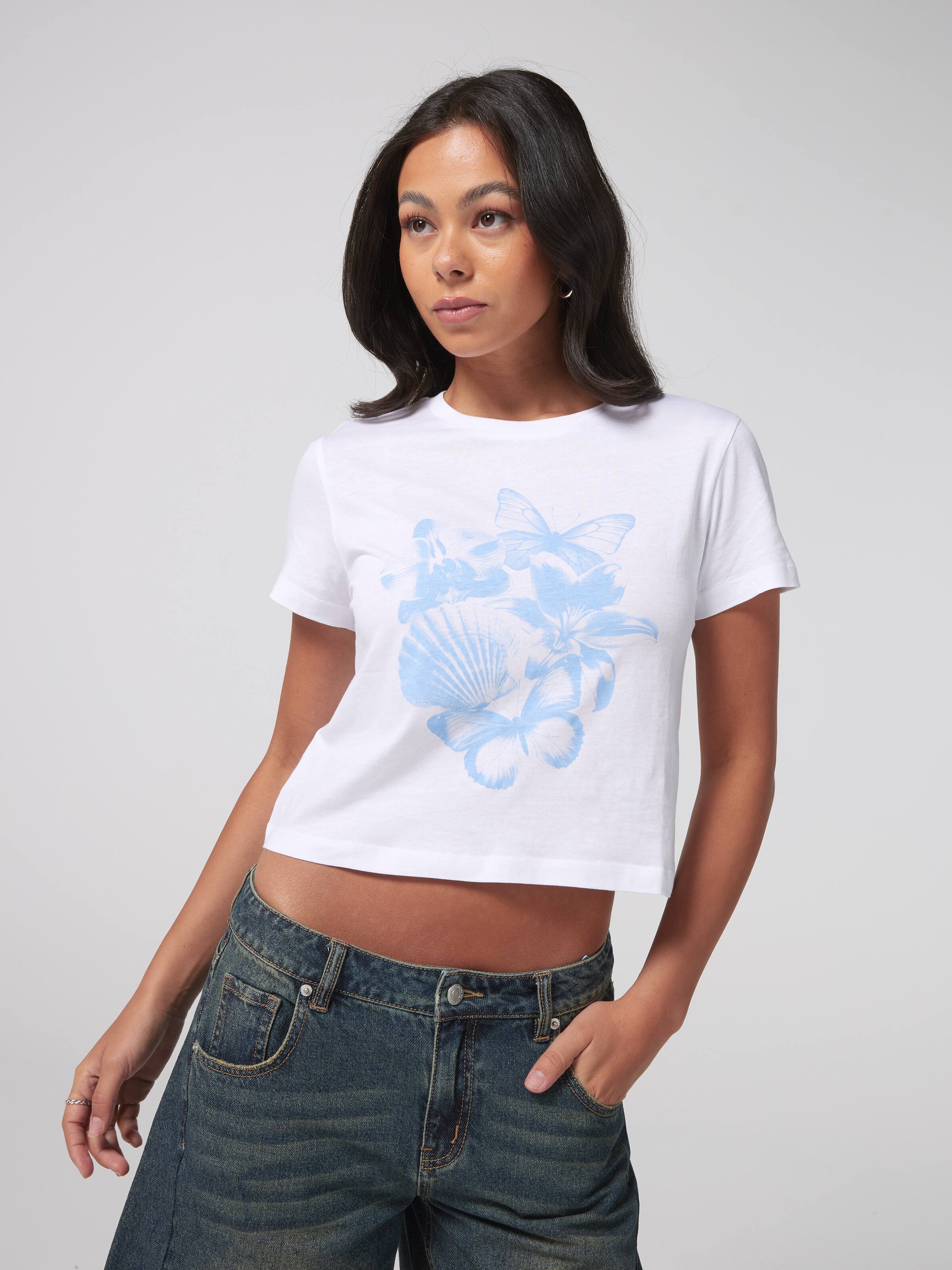 Summer Butterfly Mini Tee