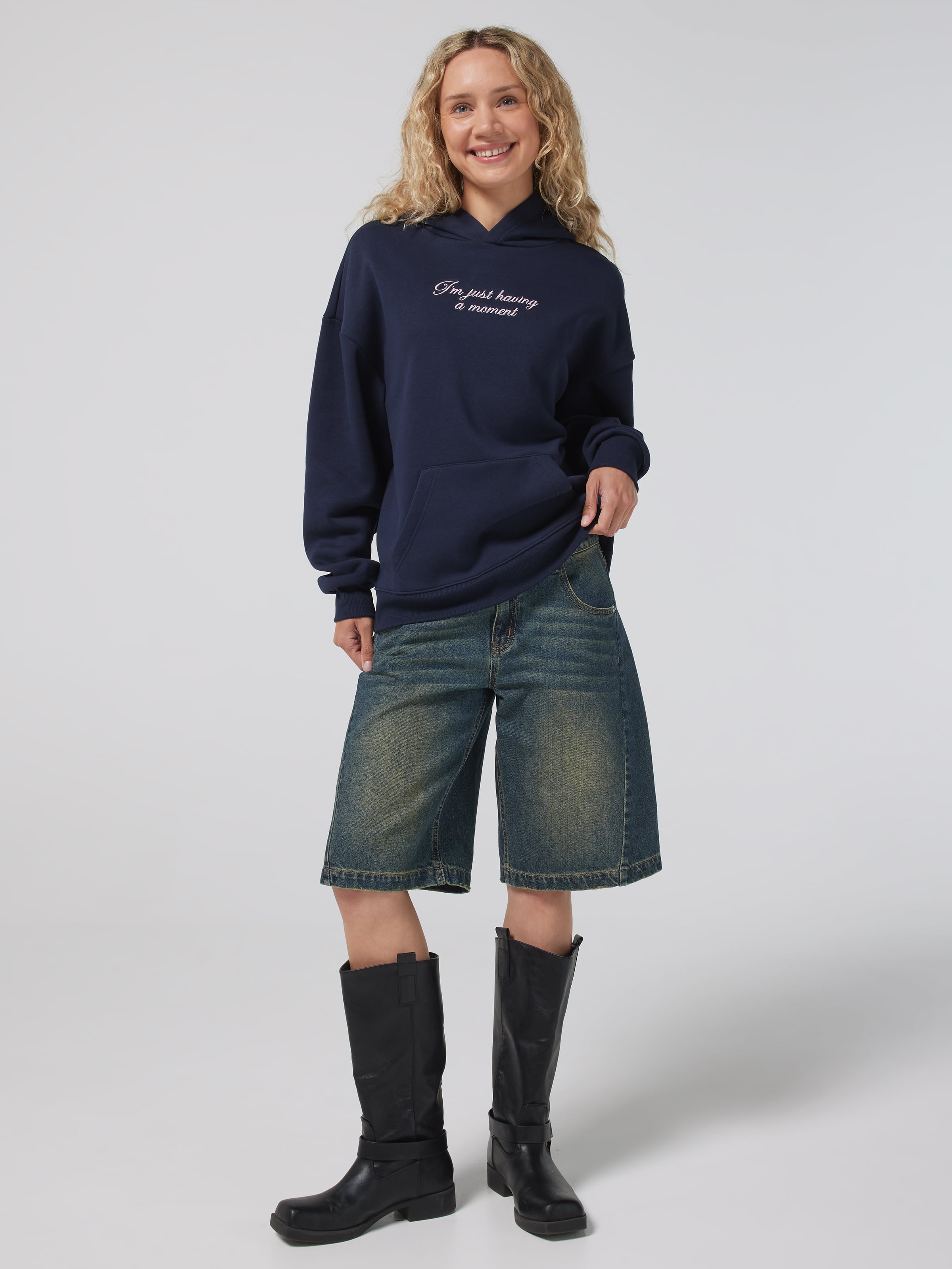 Refresh Having A Moment Oversized Hoodie