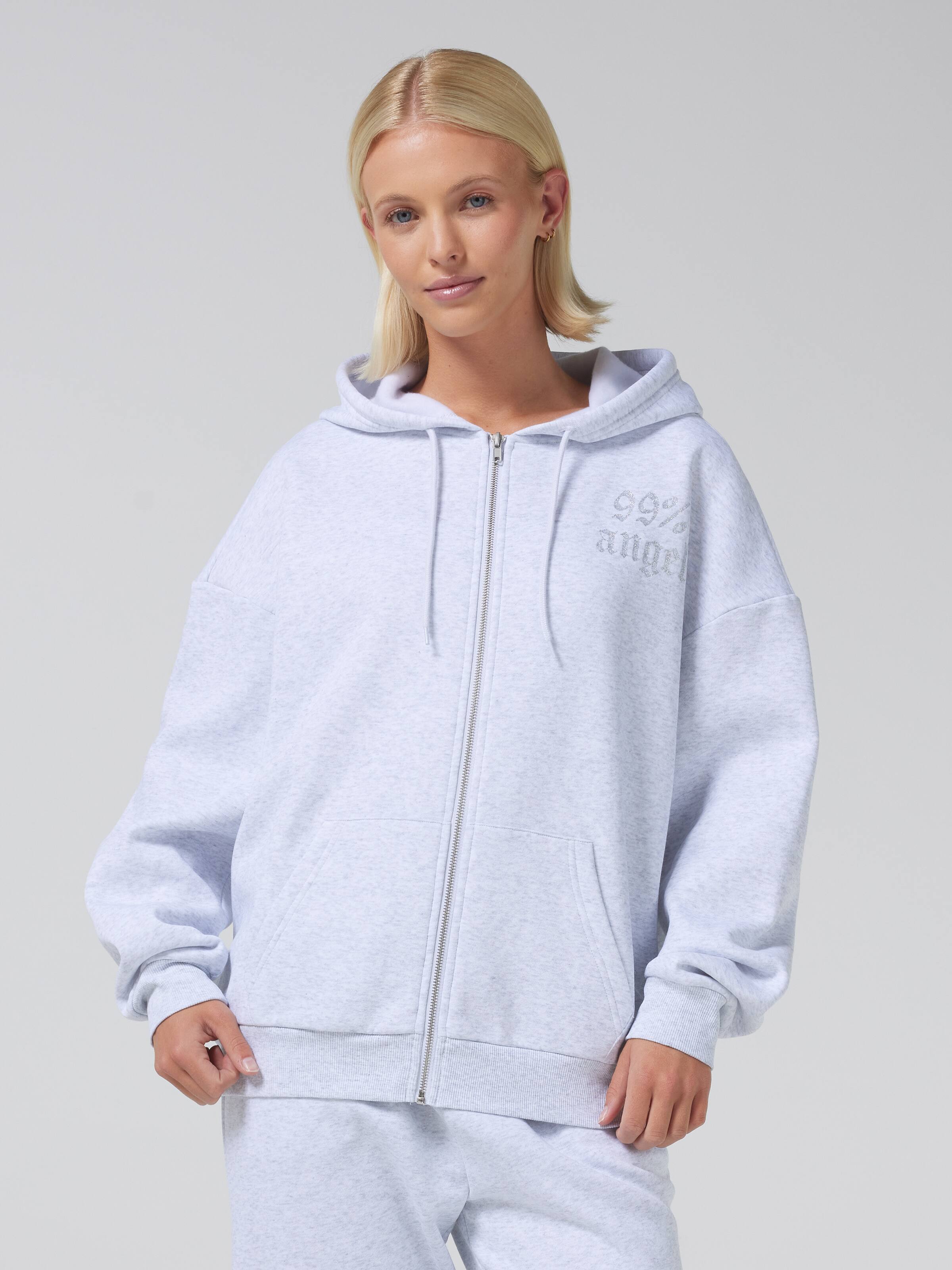 99% Angel Zip Thru Hoodie
