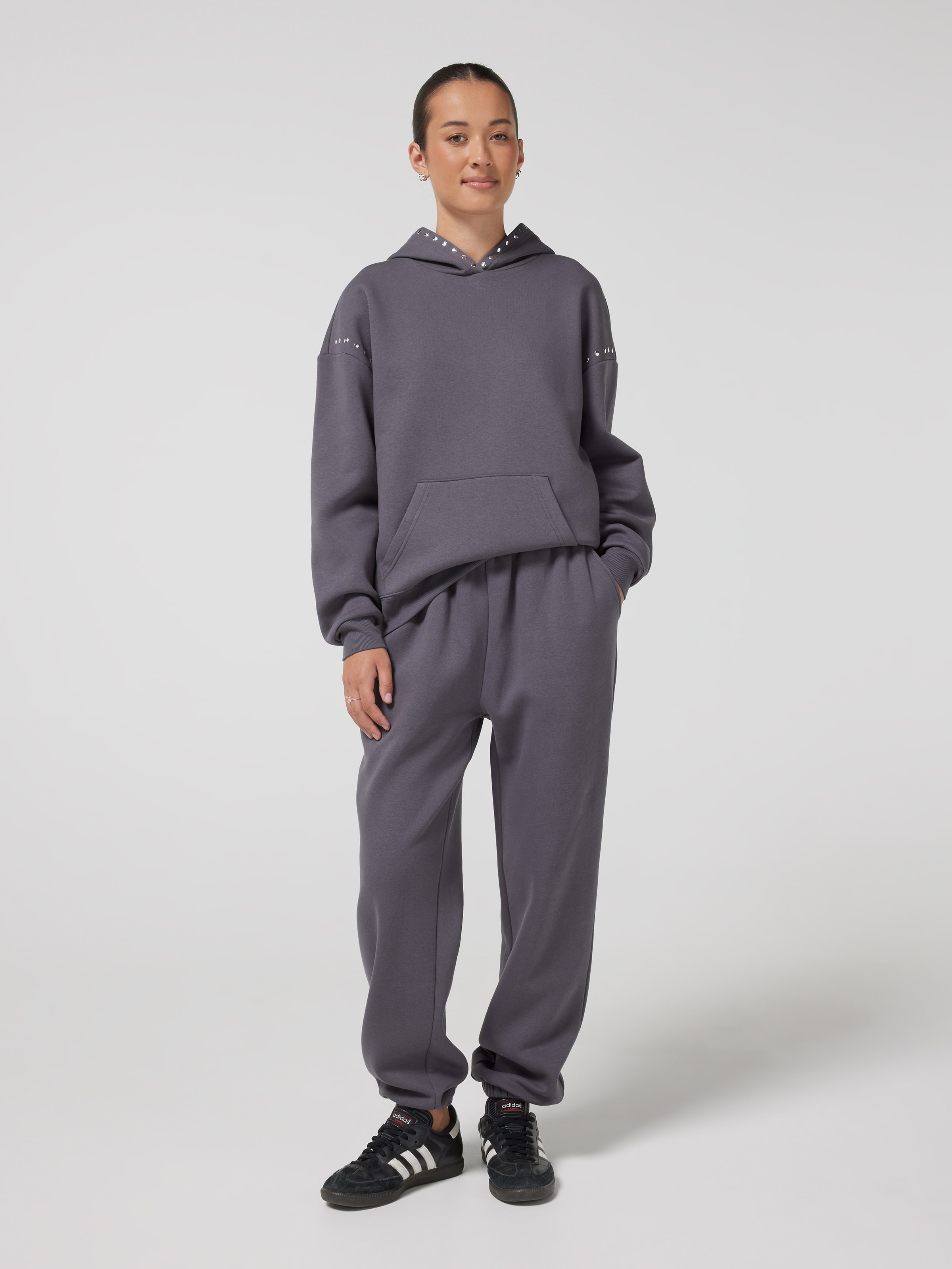 Studded Oversized Hoodie