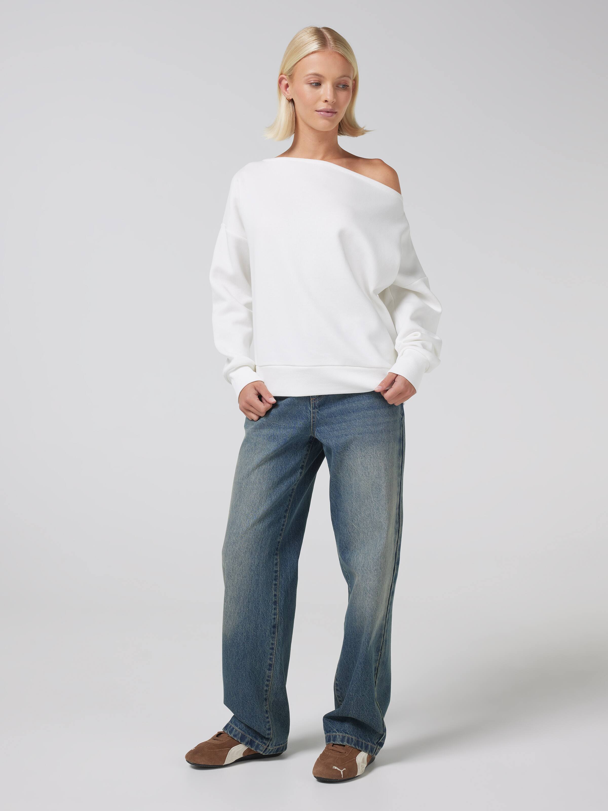 Off The Shoulder Sweatshirt