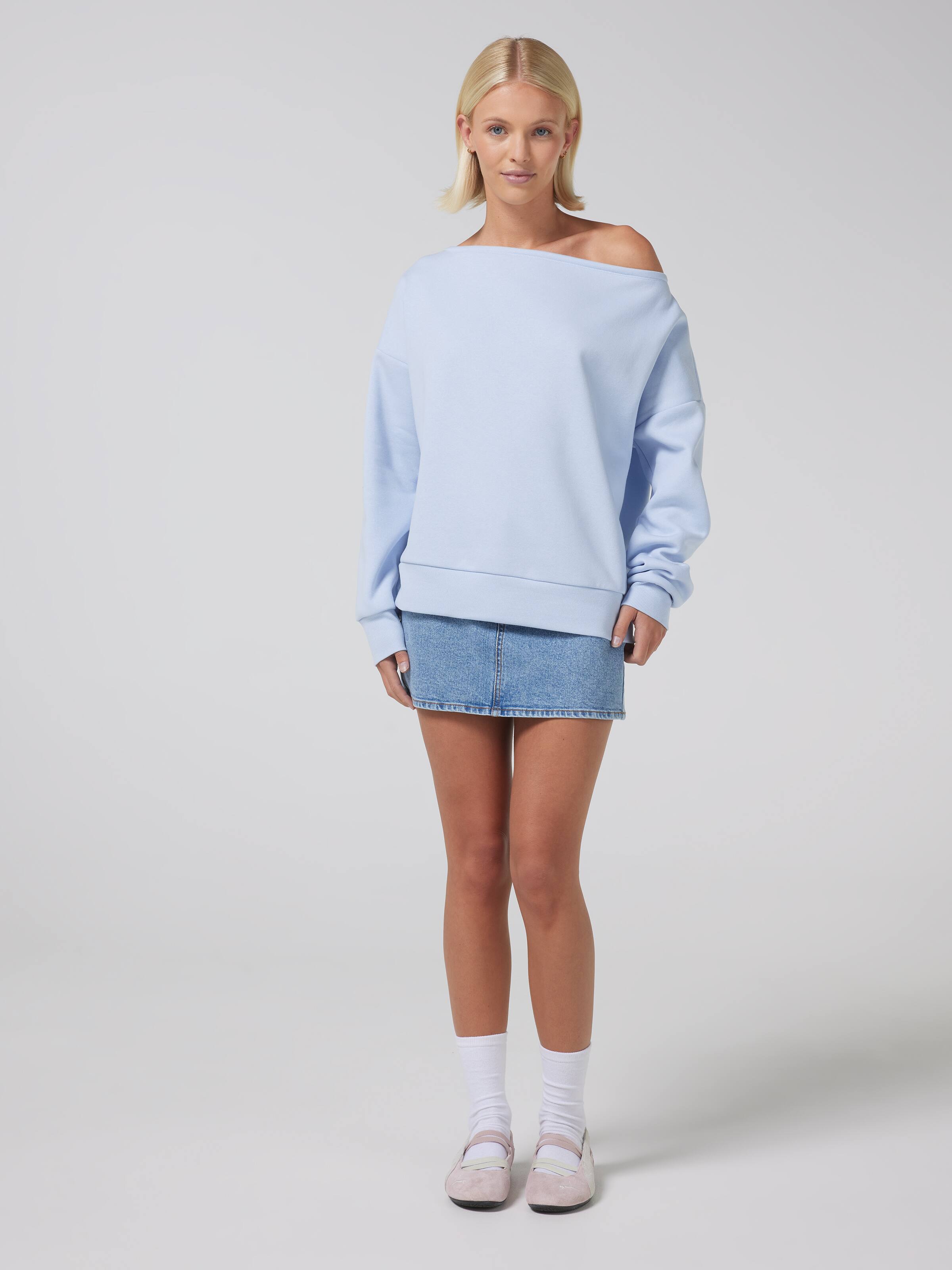 Off The Shoulder Sweatshirt