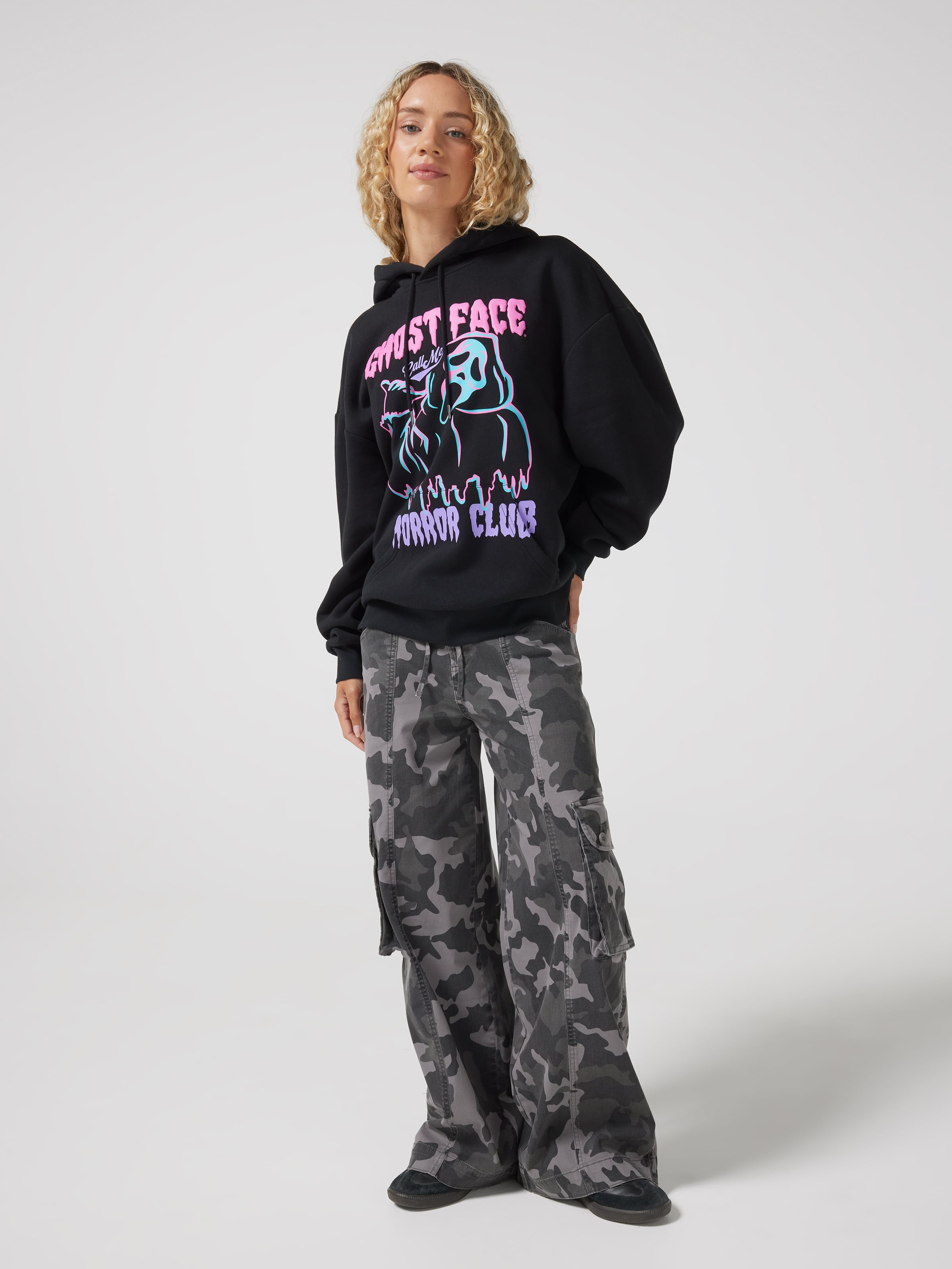 Ghostface Horror Club Oversized Hoodie