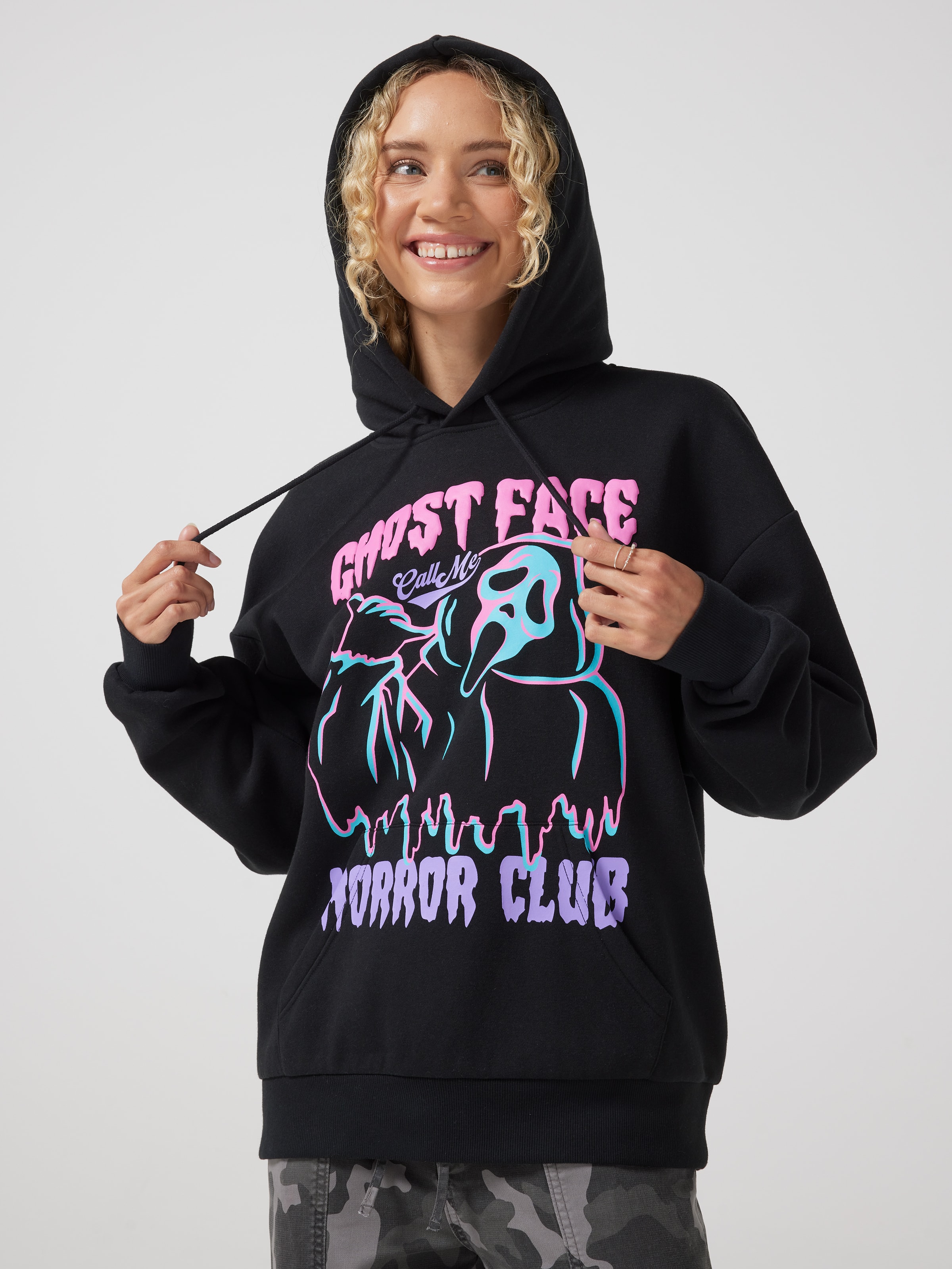 Ghostface Horror Club Oversized Hoodie