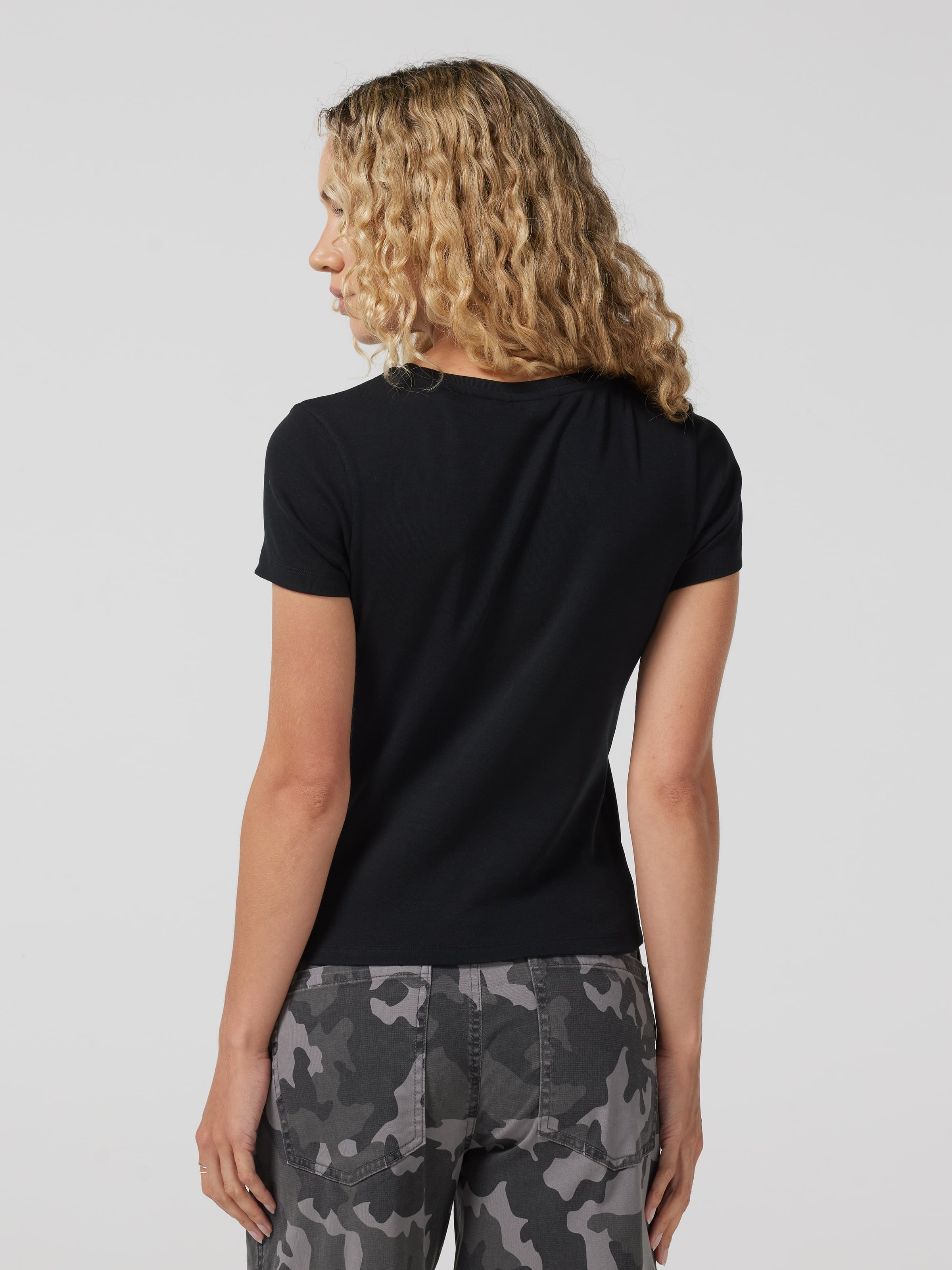 Grunge Cat Longline Baby Tee