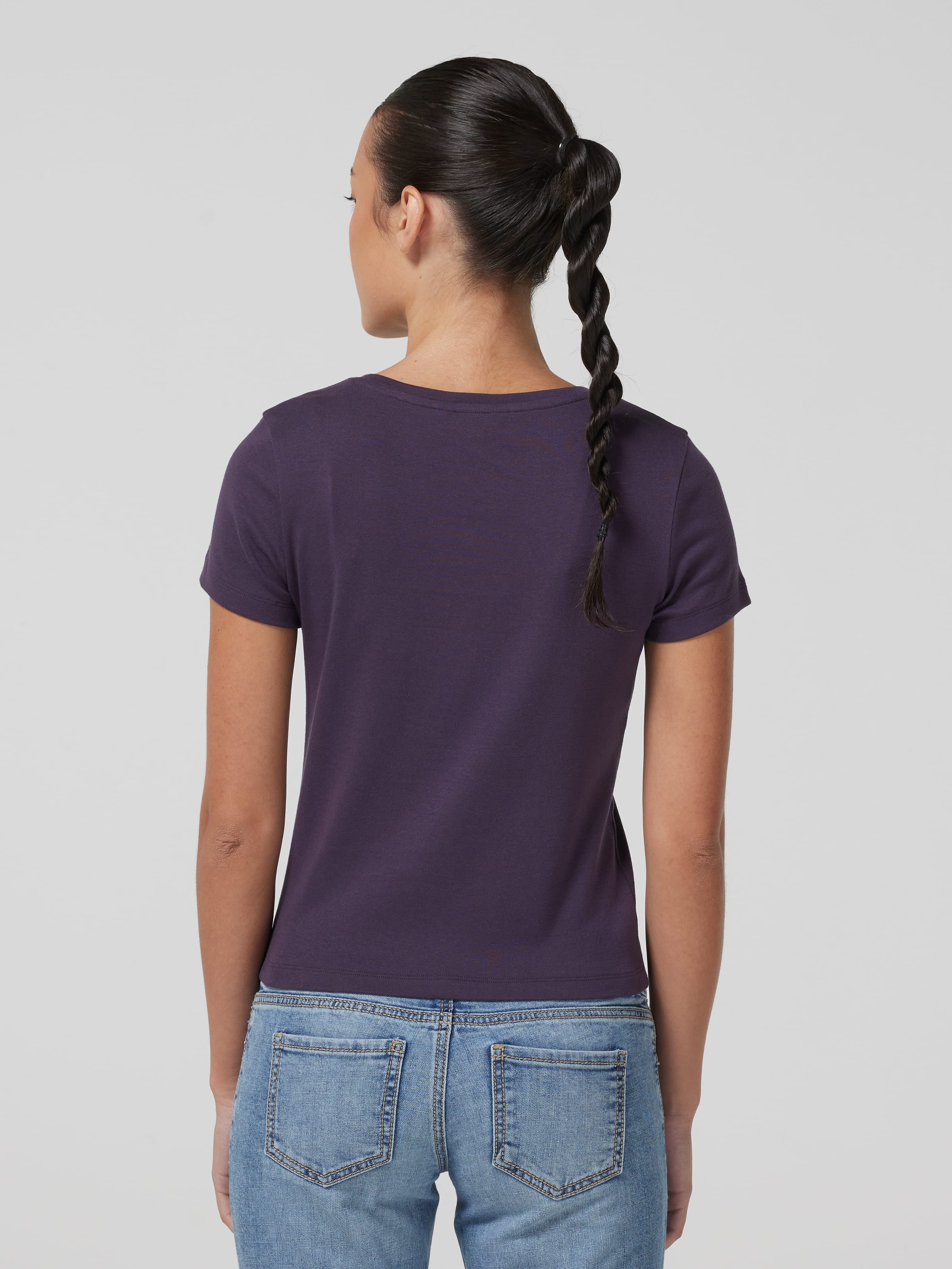 Over It Longline Baby Tee