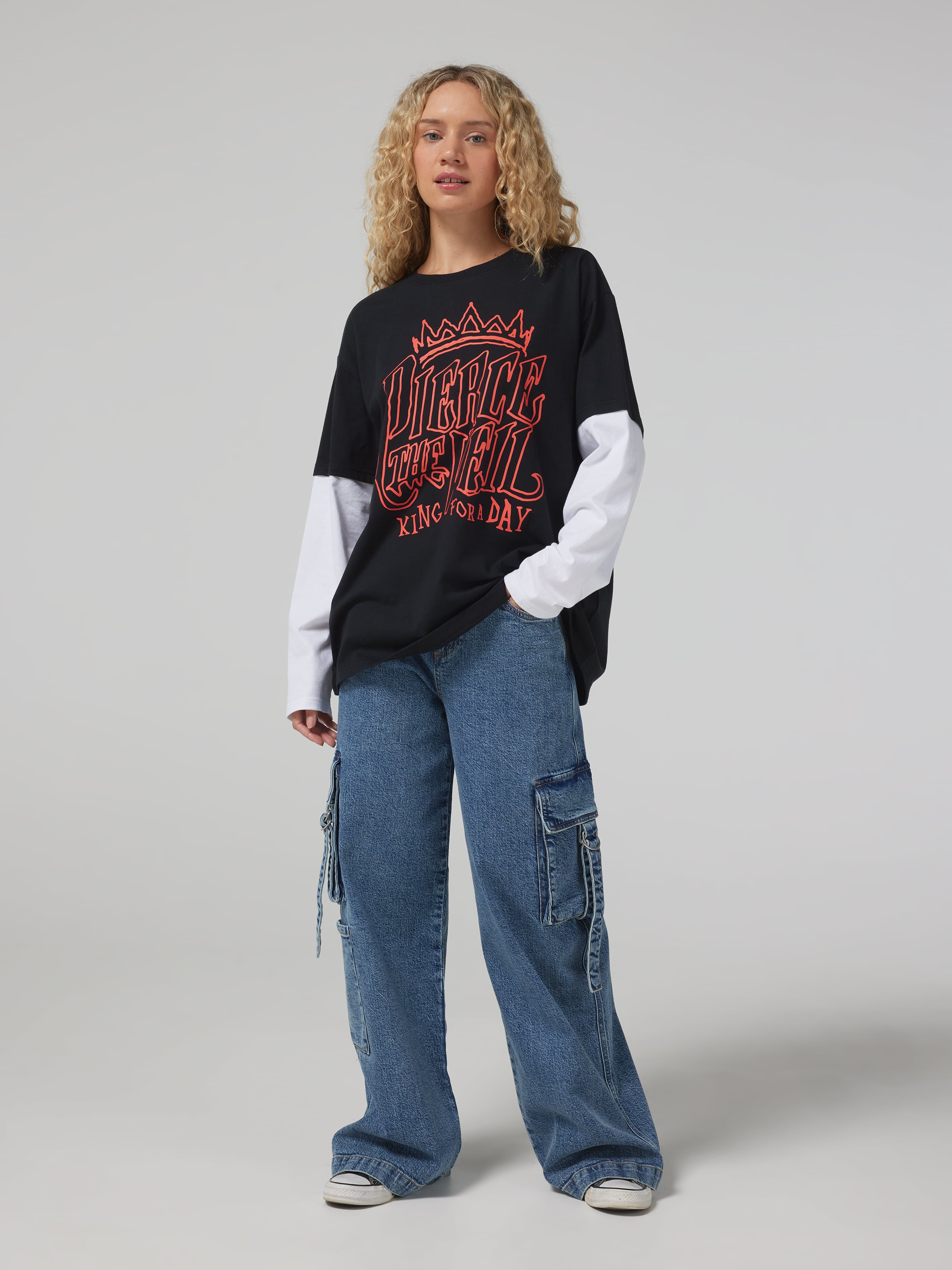 Pierce The Veil Double Layer Long Sleeve Tee