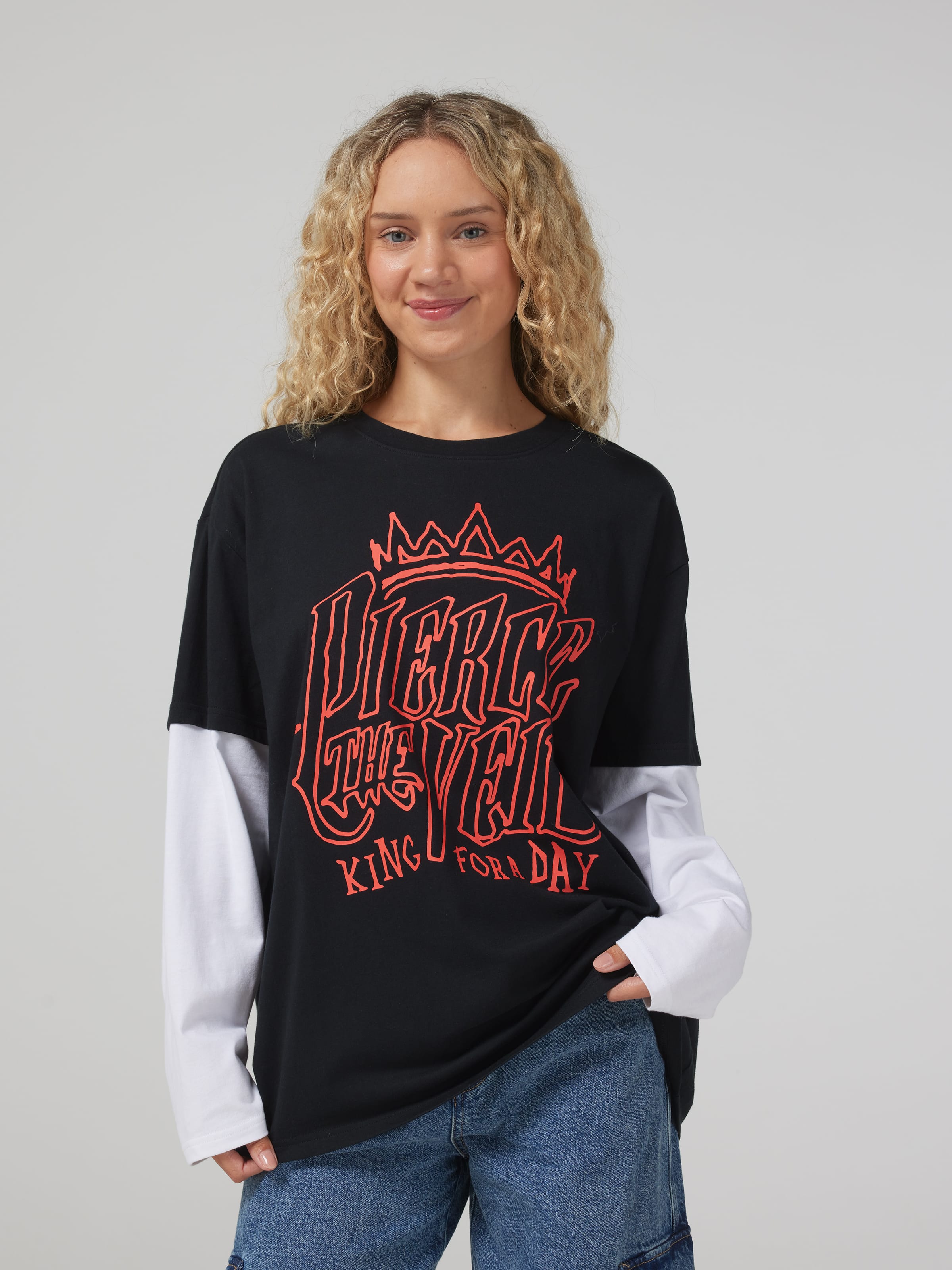 Pierce The Veil Double Layer Long Sleeve Tee