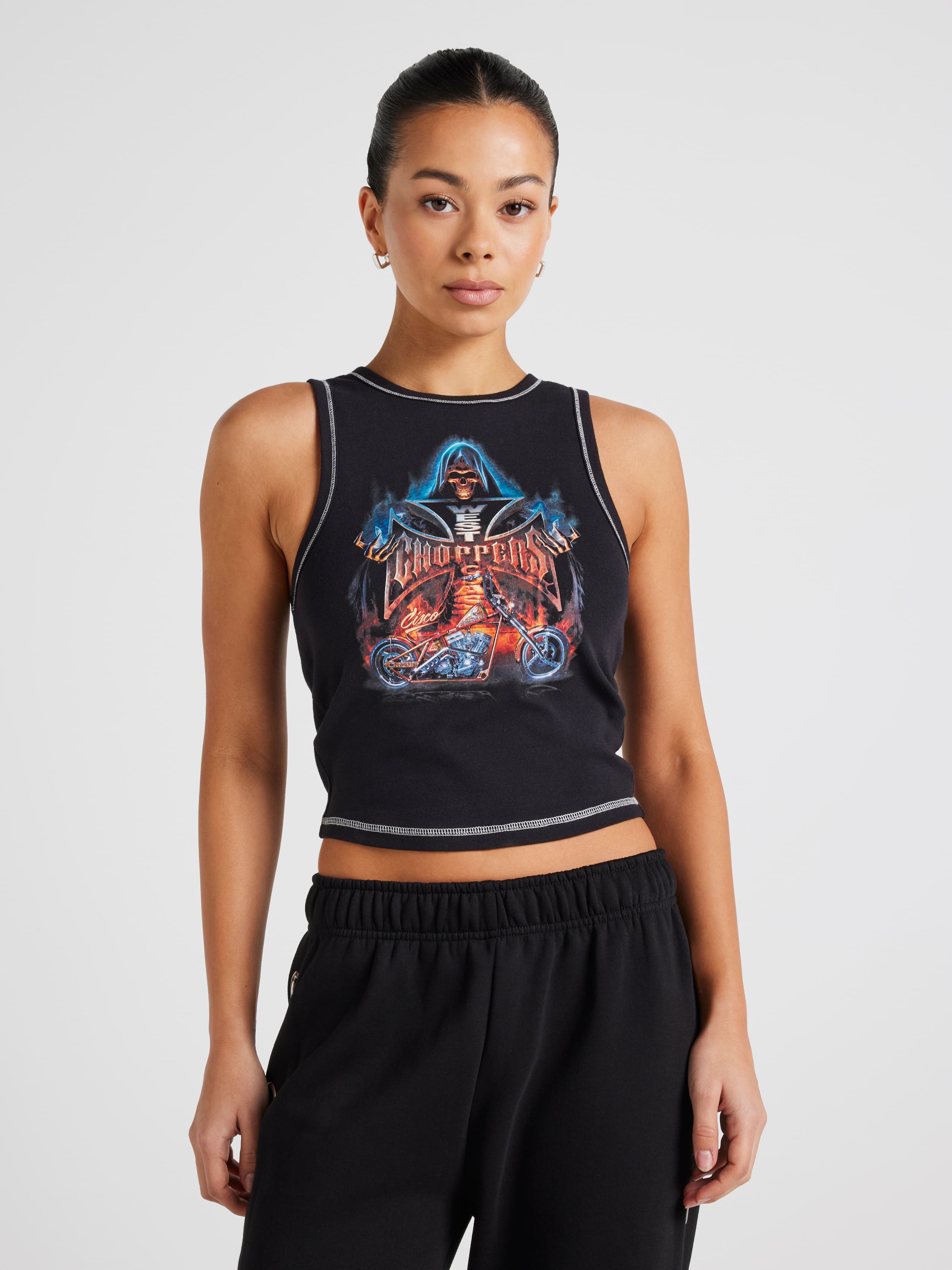 West Coast Choppers Skull Baby Tank