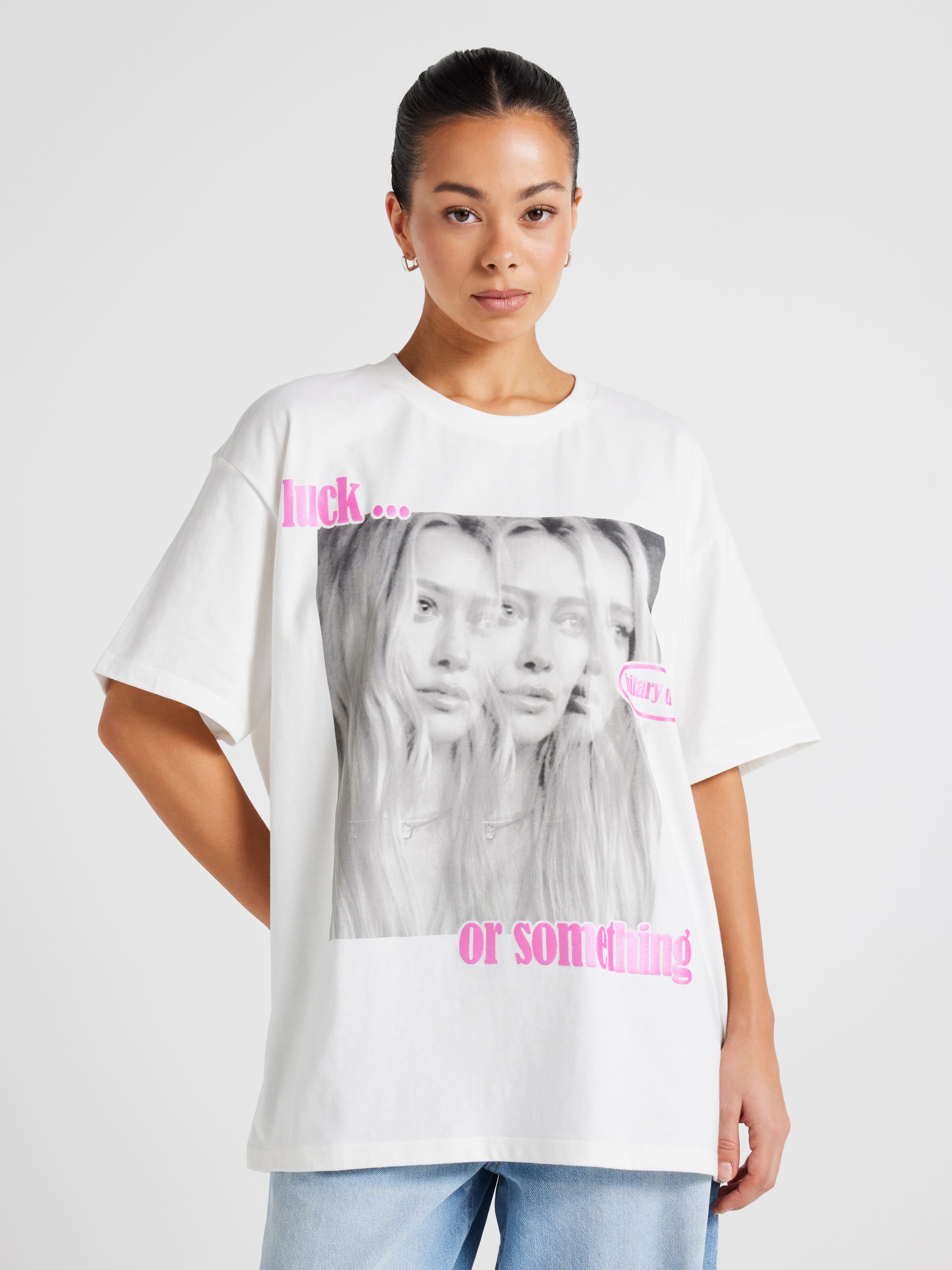 Hilary Duff Luck Oversized Tee