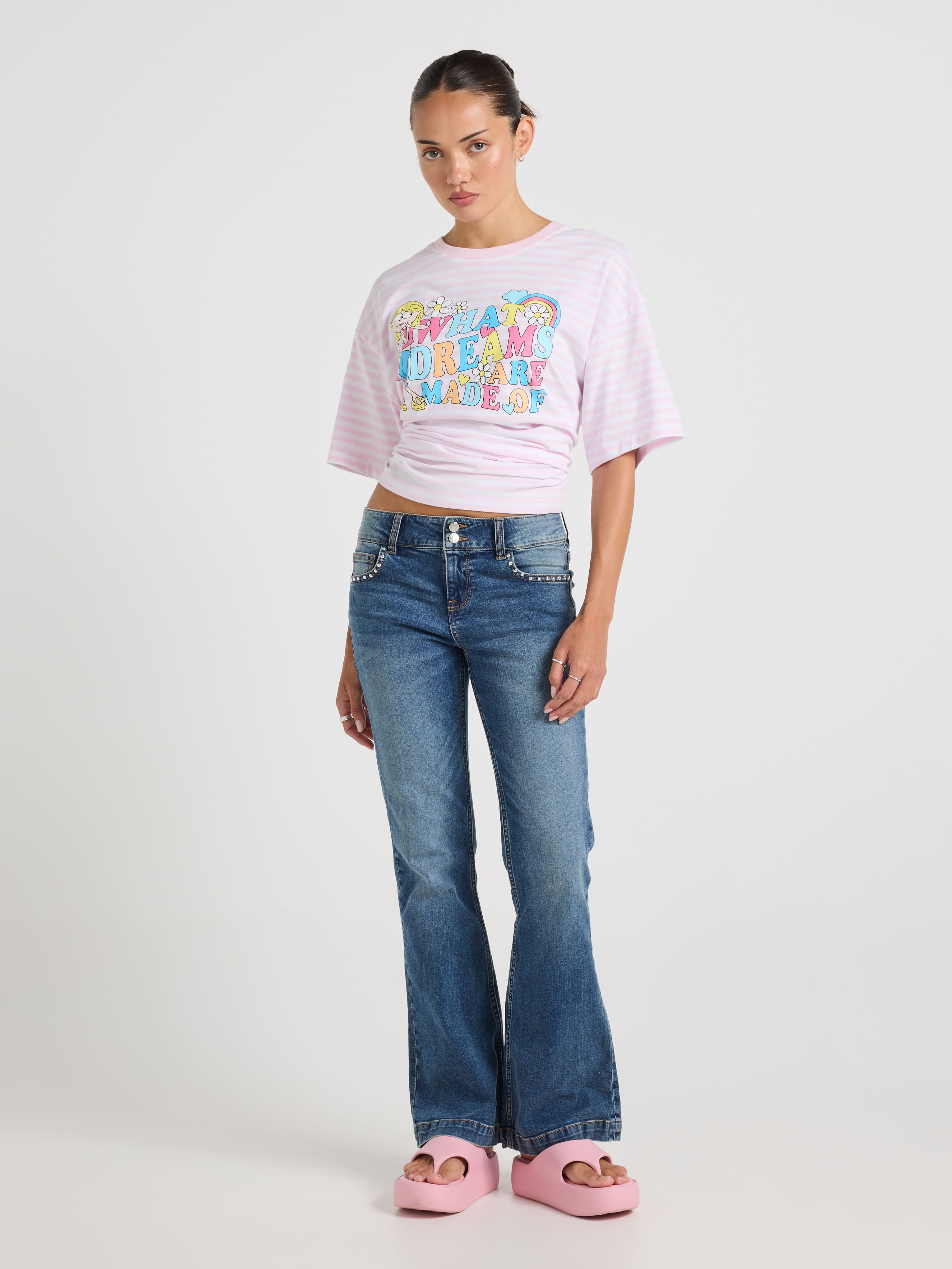 Lizzie Stripe Over Size Tee