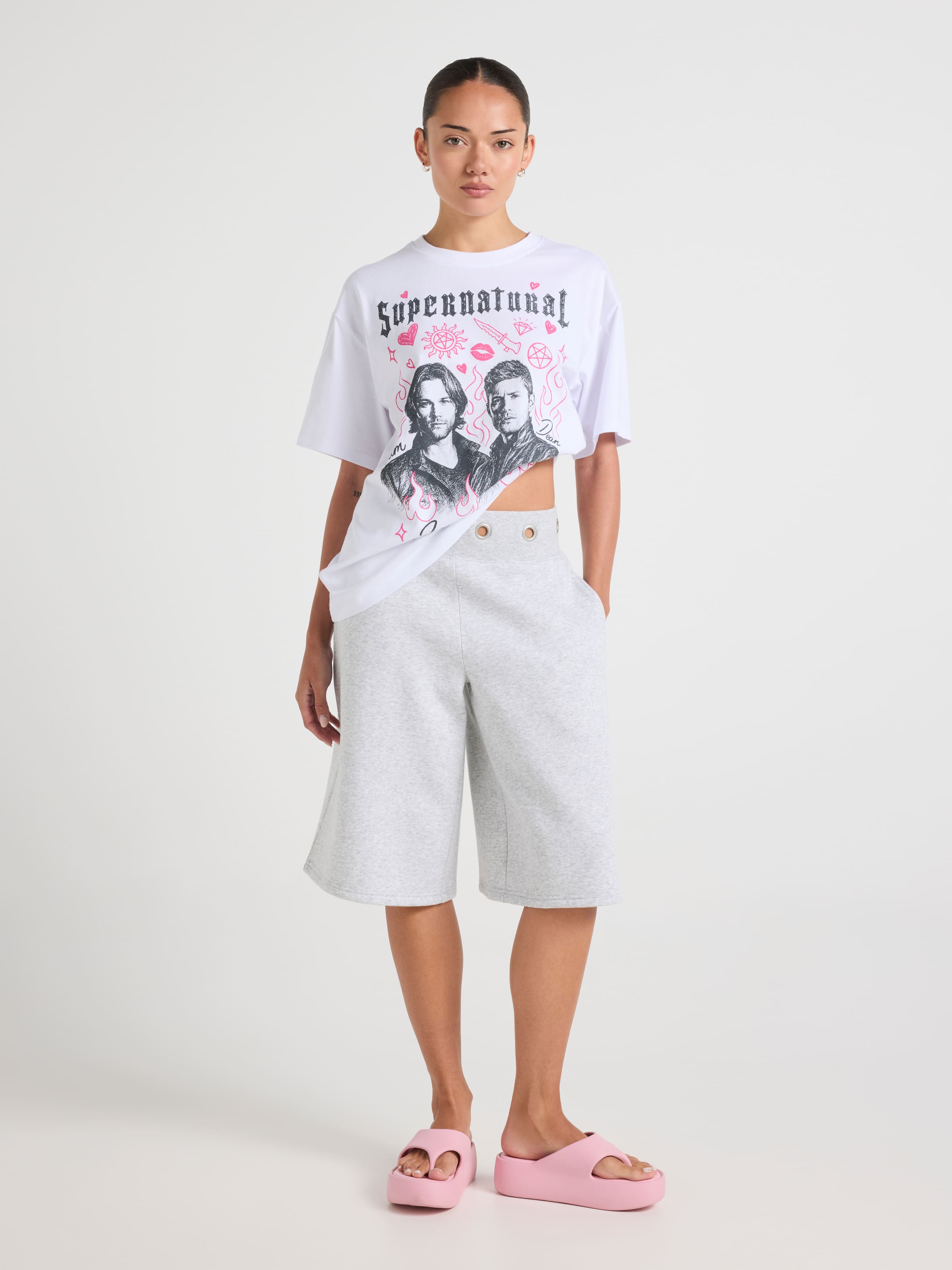 Supernatural Scrapbook Oversized Tee